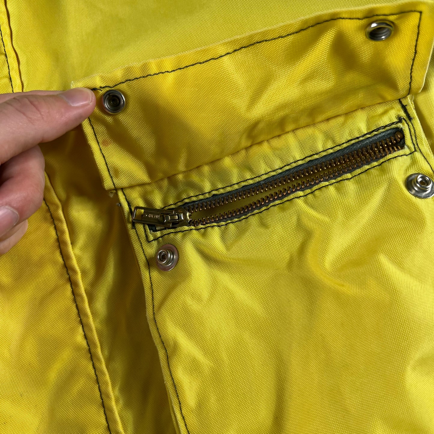70s/80s 'Viking' Nautical(or Moto) Nylon Jacket- L