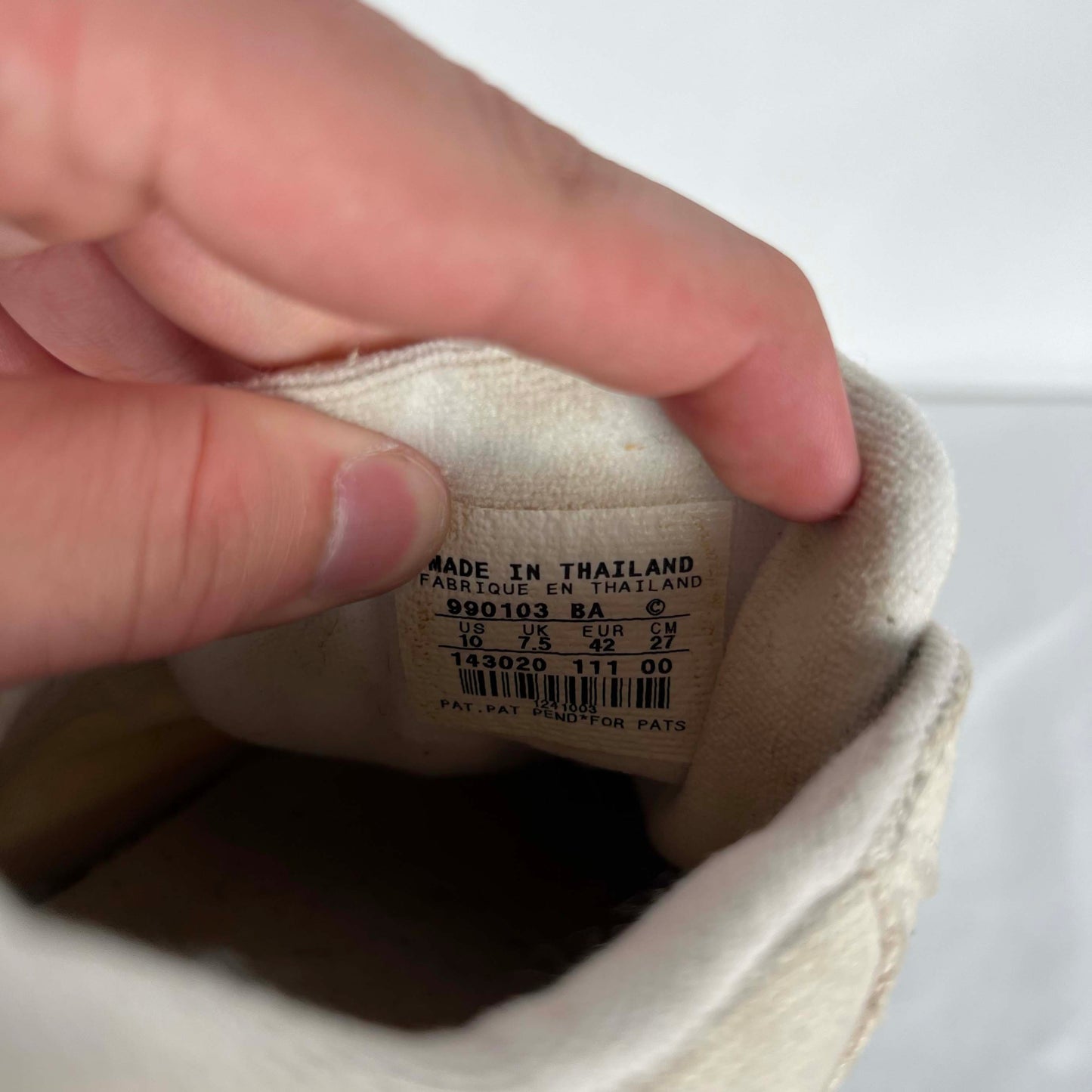 00s Nike Canvas Tennis Sneakers- M's 8, W's 9.5