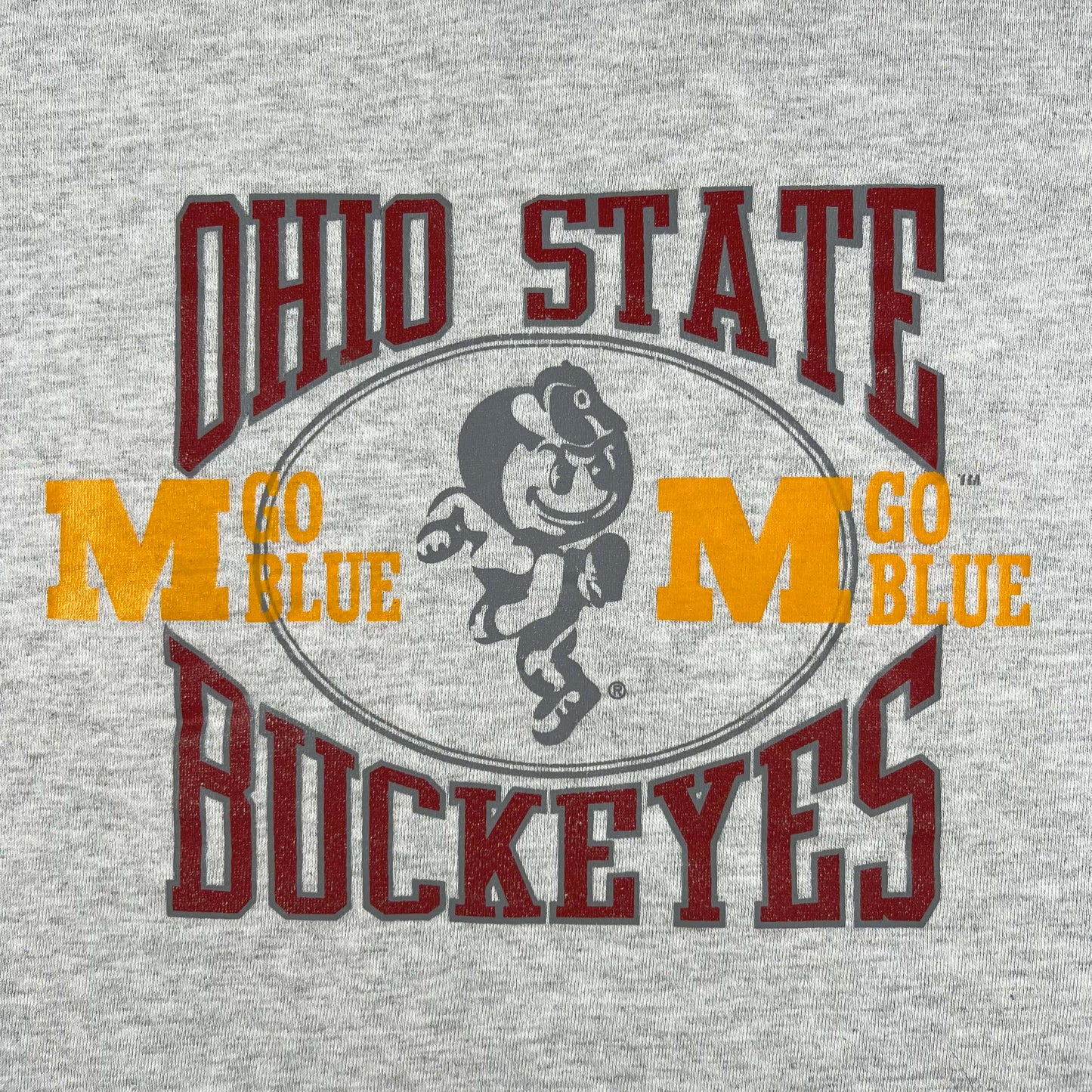 90s Michigan vs Ohio State Go Blue Sweatshirt- XL