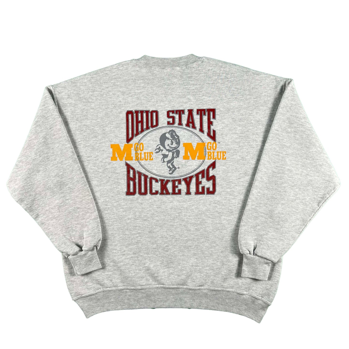 90s Michigan vs Ohio State Go Blue Sweatshirt- XL