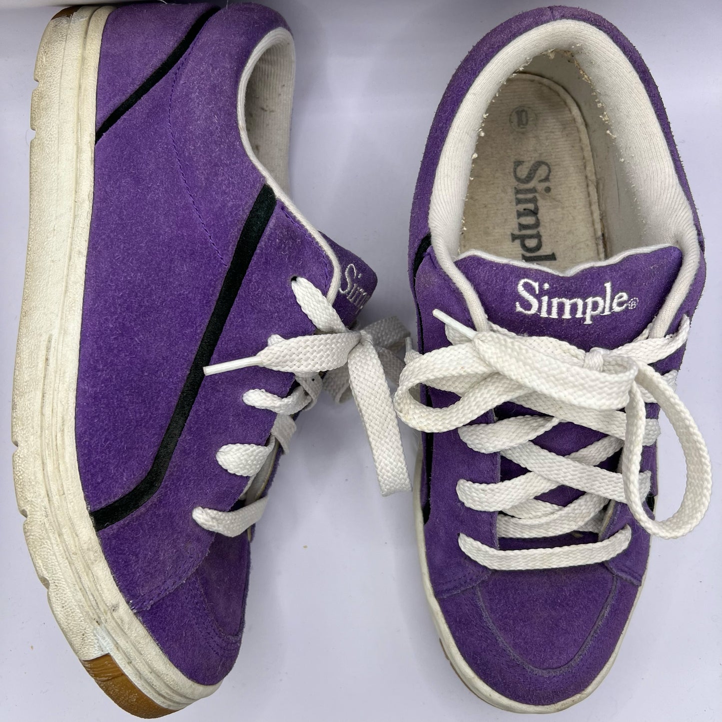 00s Simple Purple Skate Shoes- 10 M's, 11.5 W's