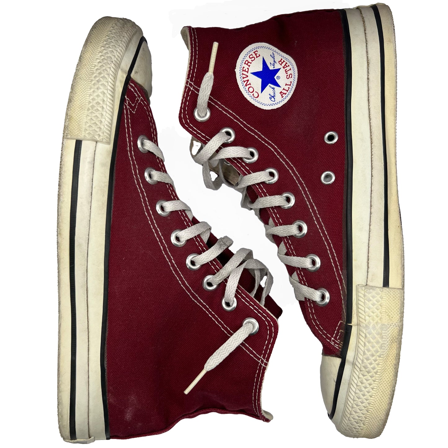 80s M in USA Burgundy Converse- M 9.5