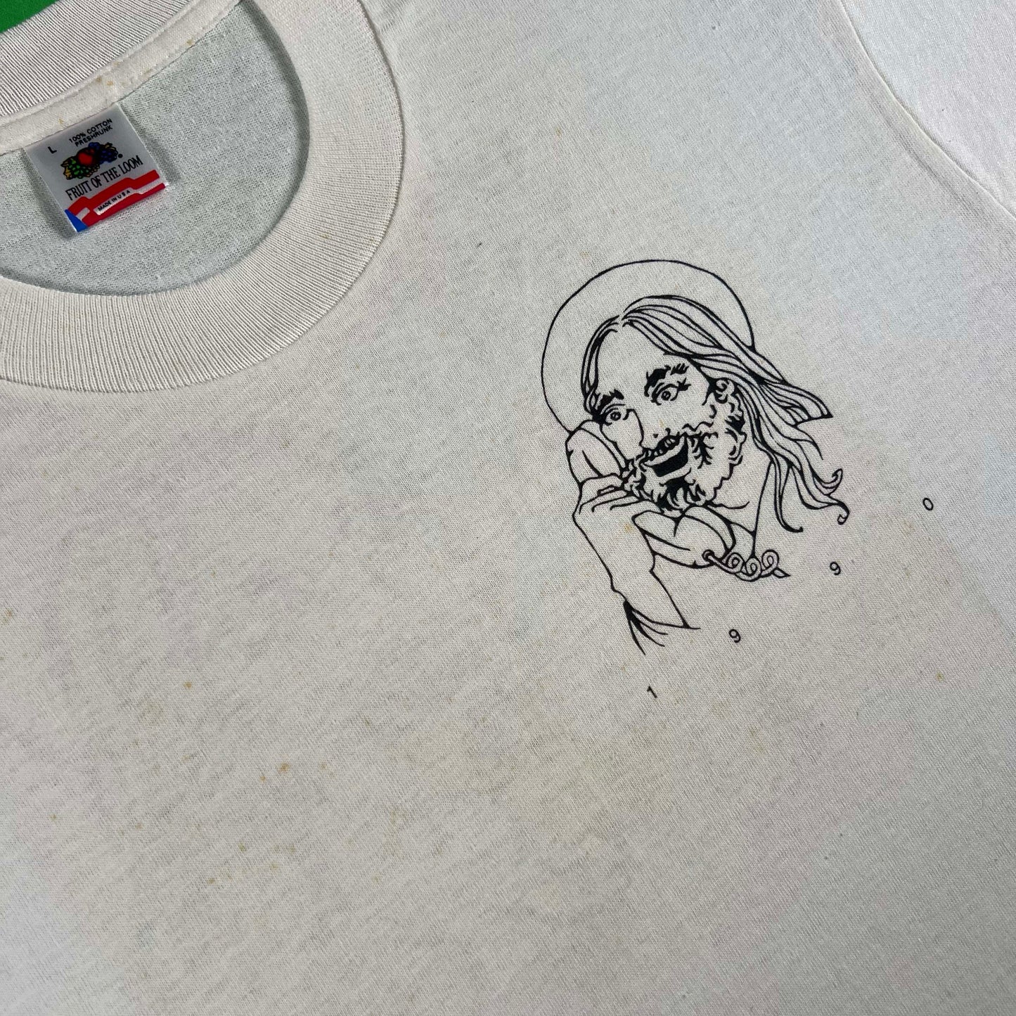 90s Jesus On That Main Line Tee- L