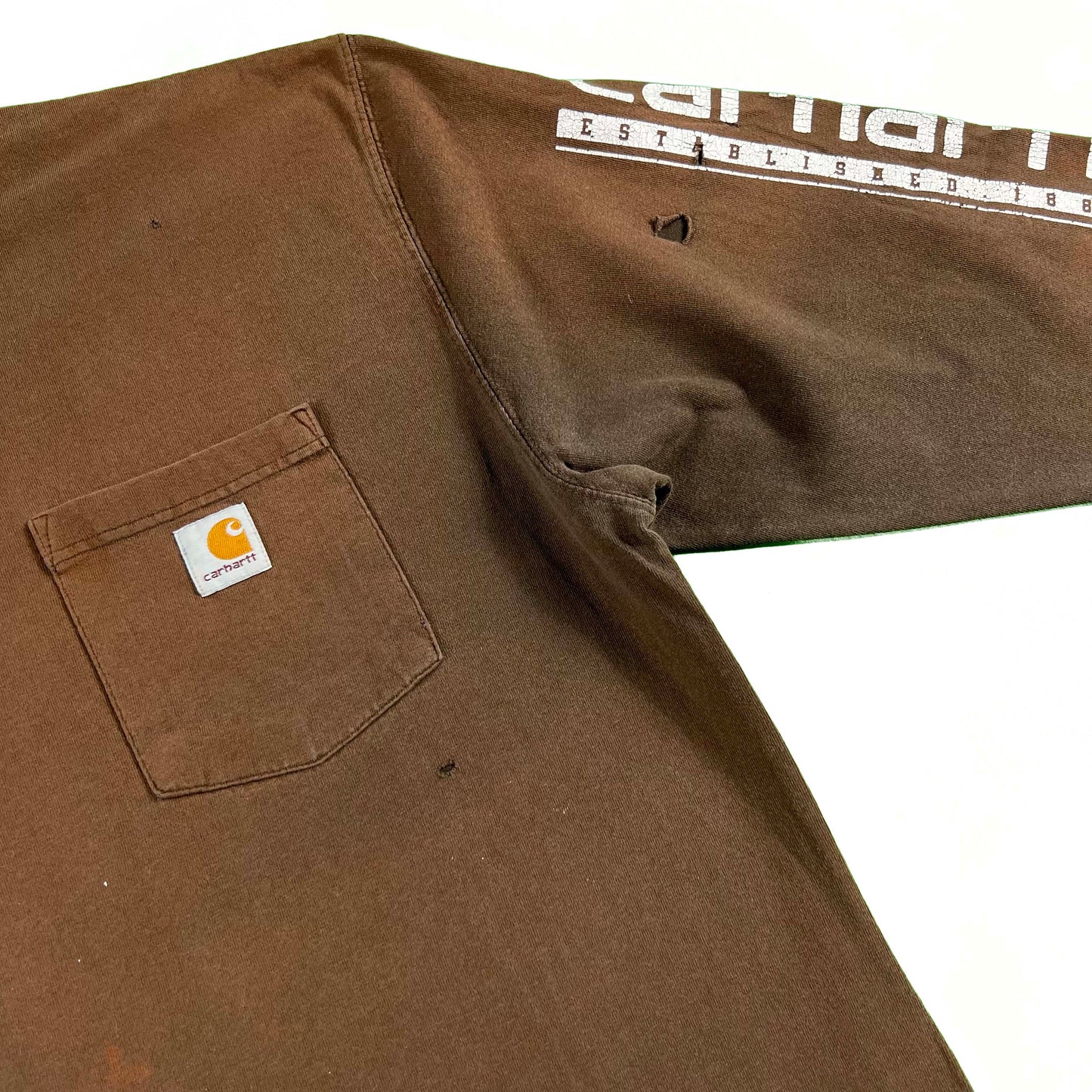 Carhartt Extremely Sun Faded Long Sleeve Pocket Tee- L