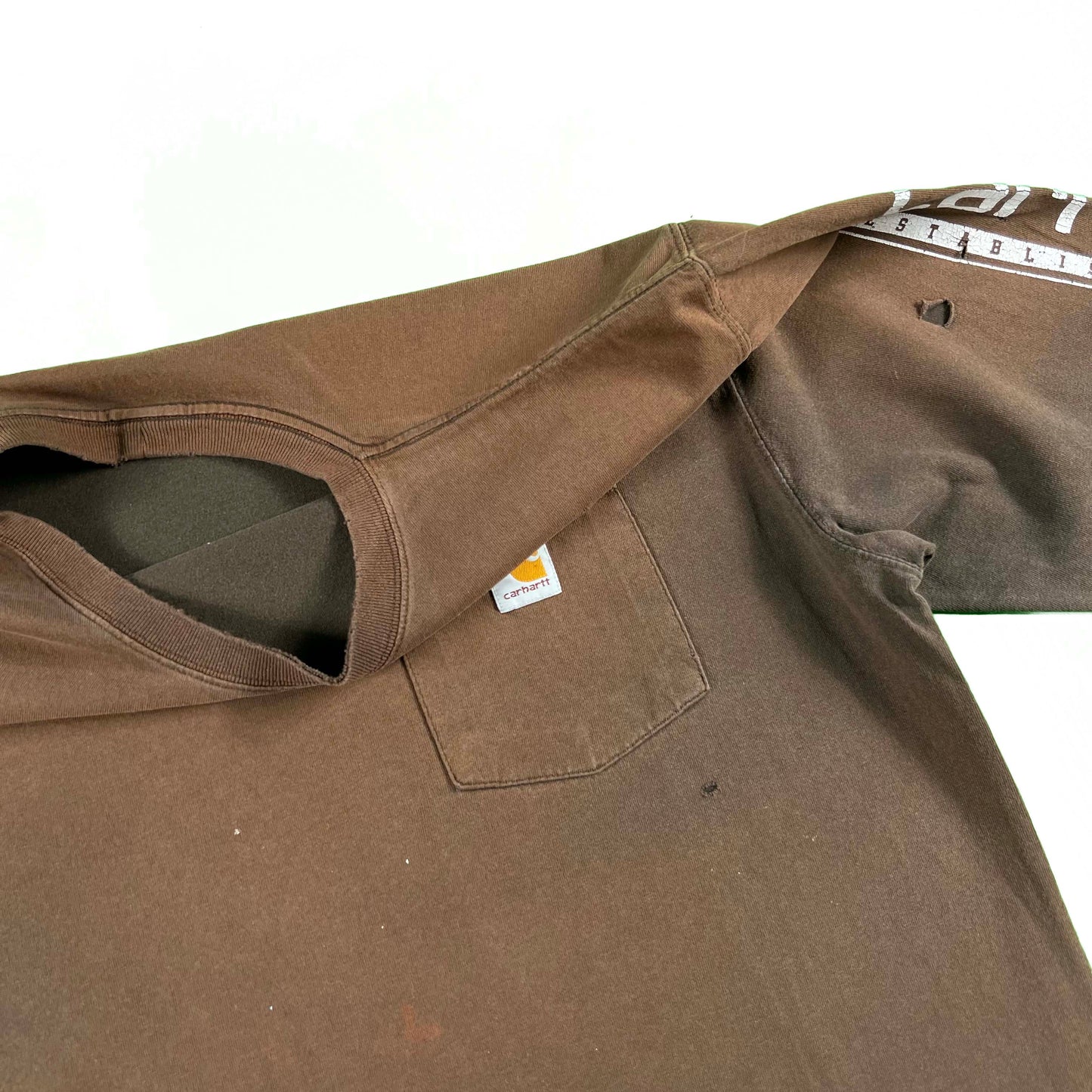 Carhartt Extremely Sun Faded Long Sleeve Pocket Tee- L