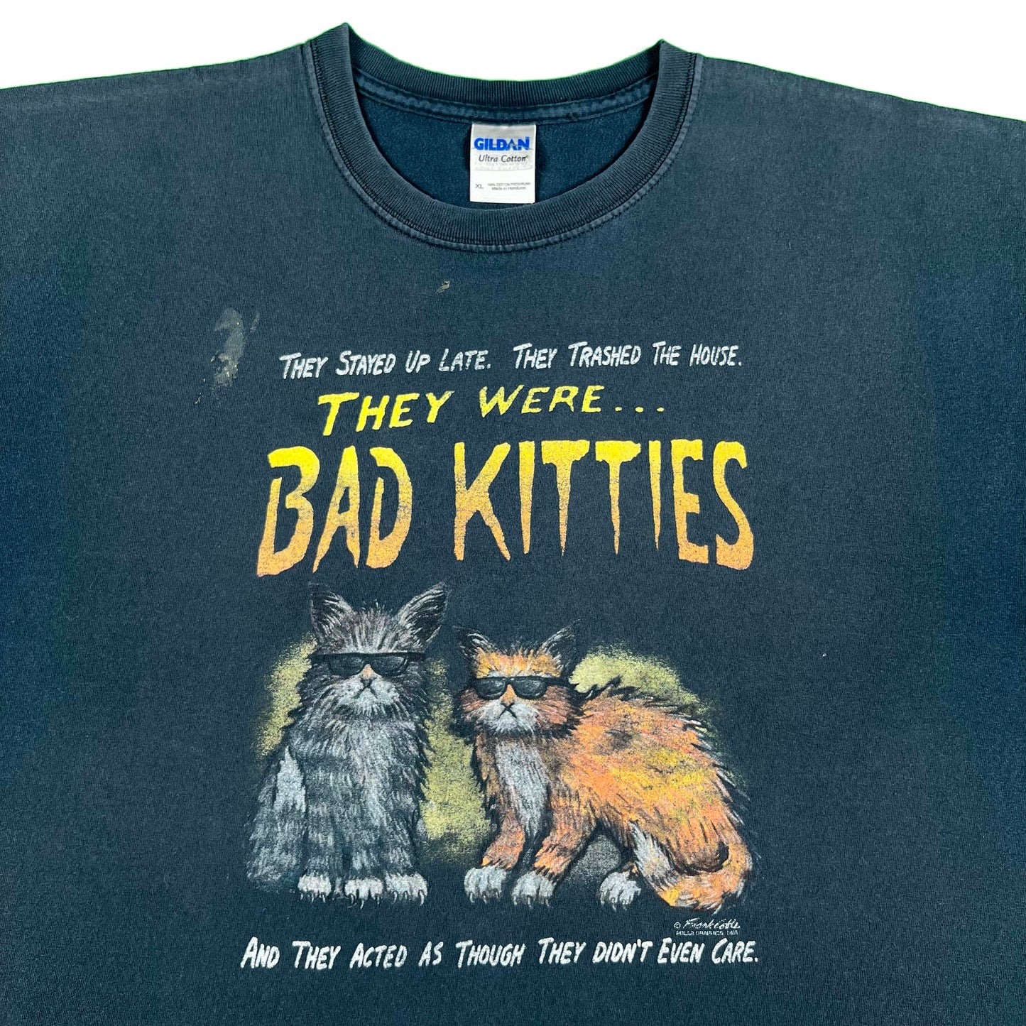 00s They Were...Bad Kitties Tee- XL