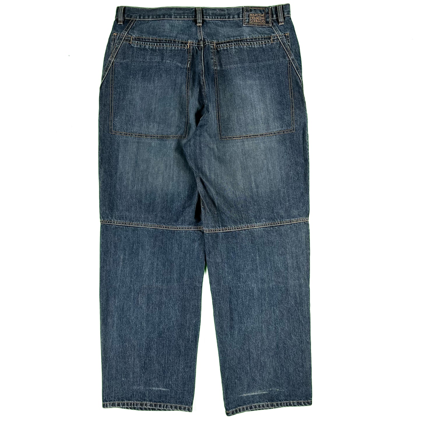 90s Marithe Francois Girbaud Baggy Double Knee Denim- 38x32.5