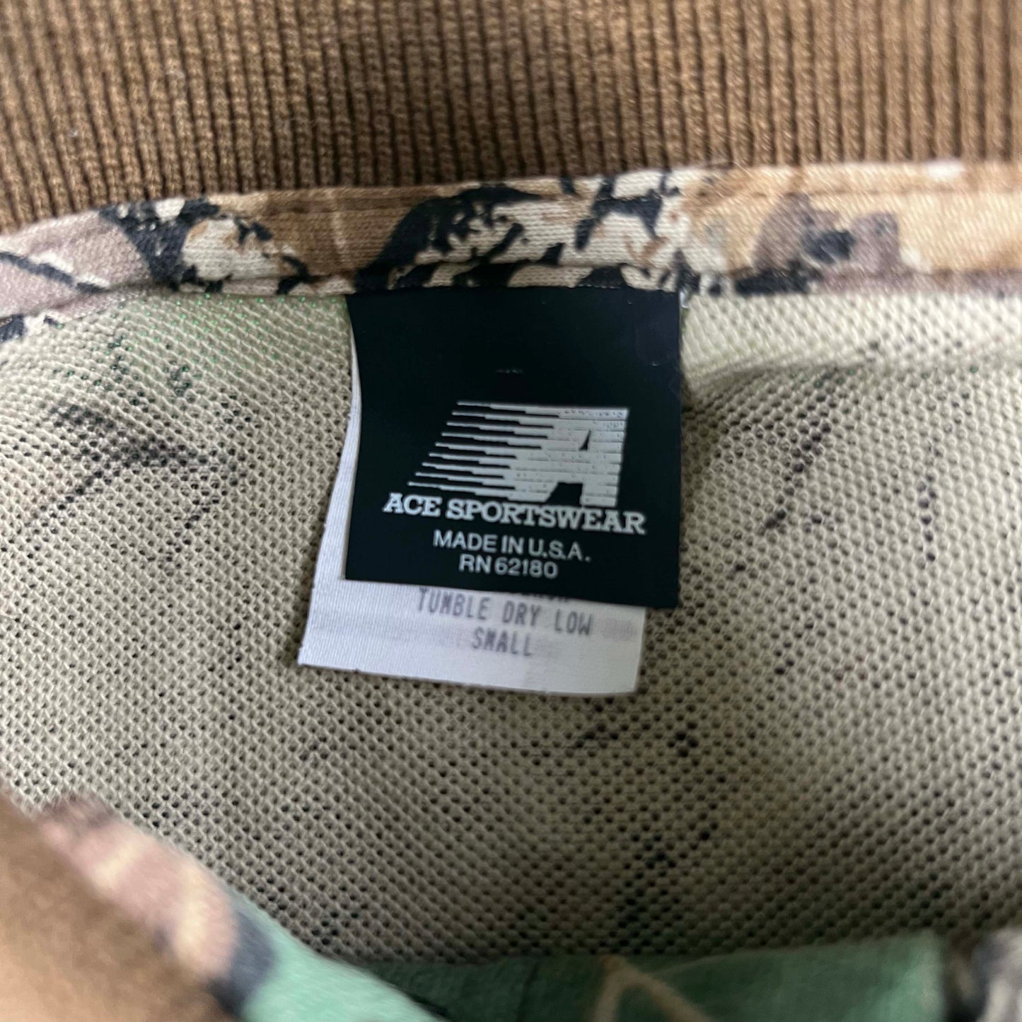 80s Camo Polo Shirt- S