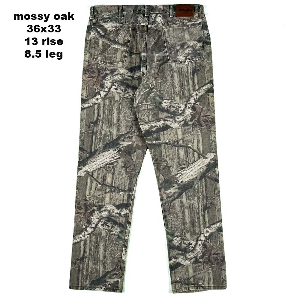 Vintage Wrangler Camo Denim- SELECT PAIR