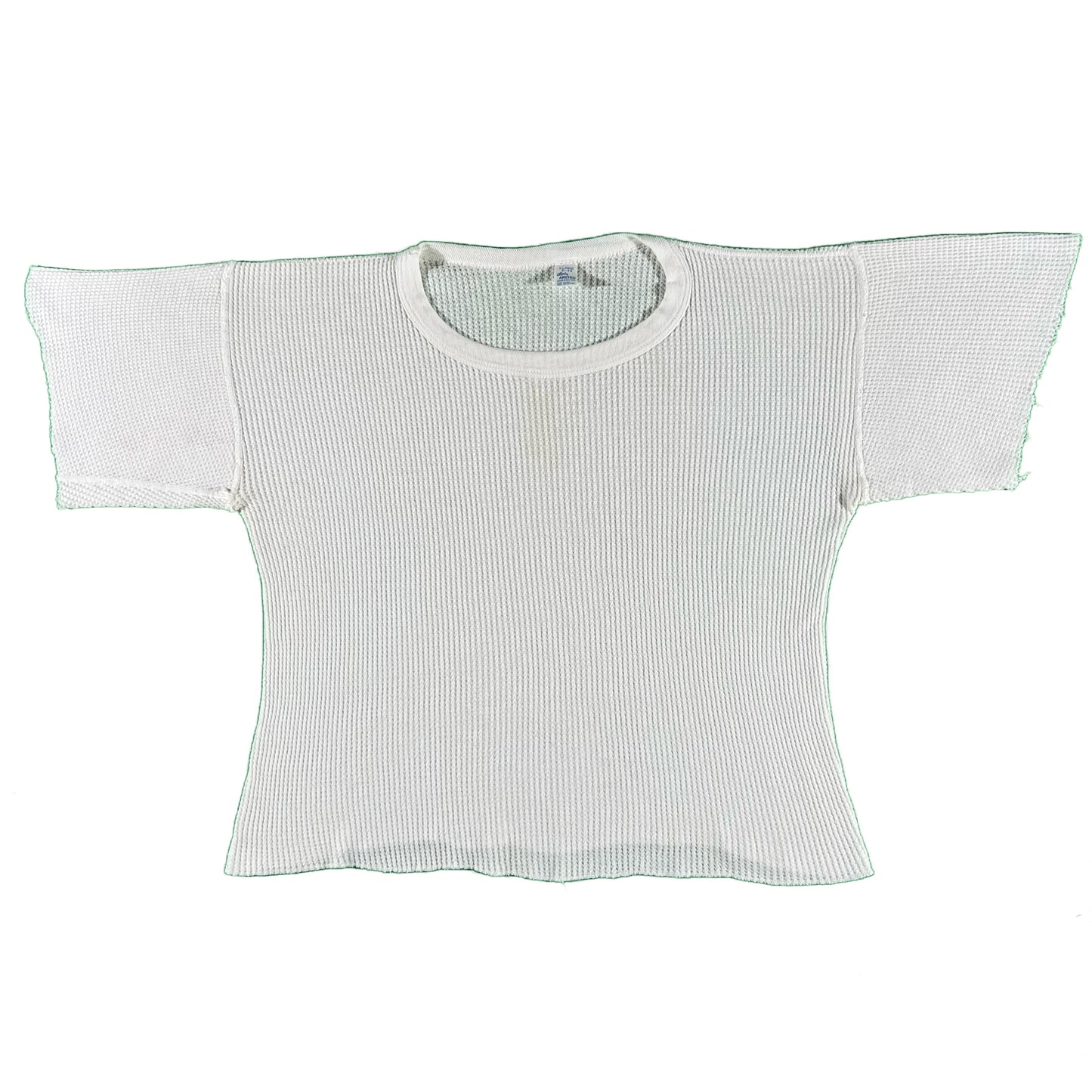 Vintage Boxy Short Sleeve Waffle Knit Thermal- SELECT SIZE