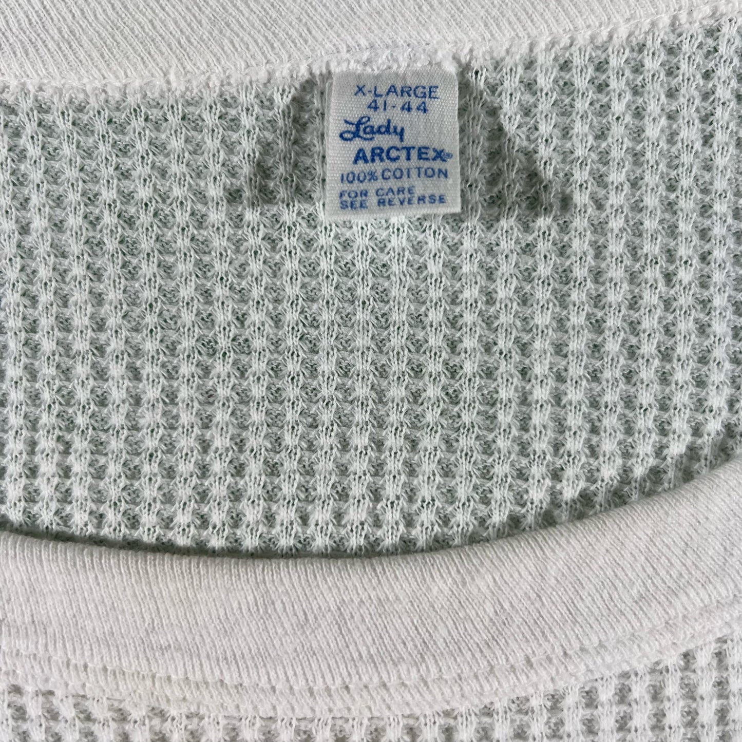 Vintage Boxy Short Sleeve Waffle Knit Thermal- SELECT SIZE