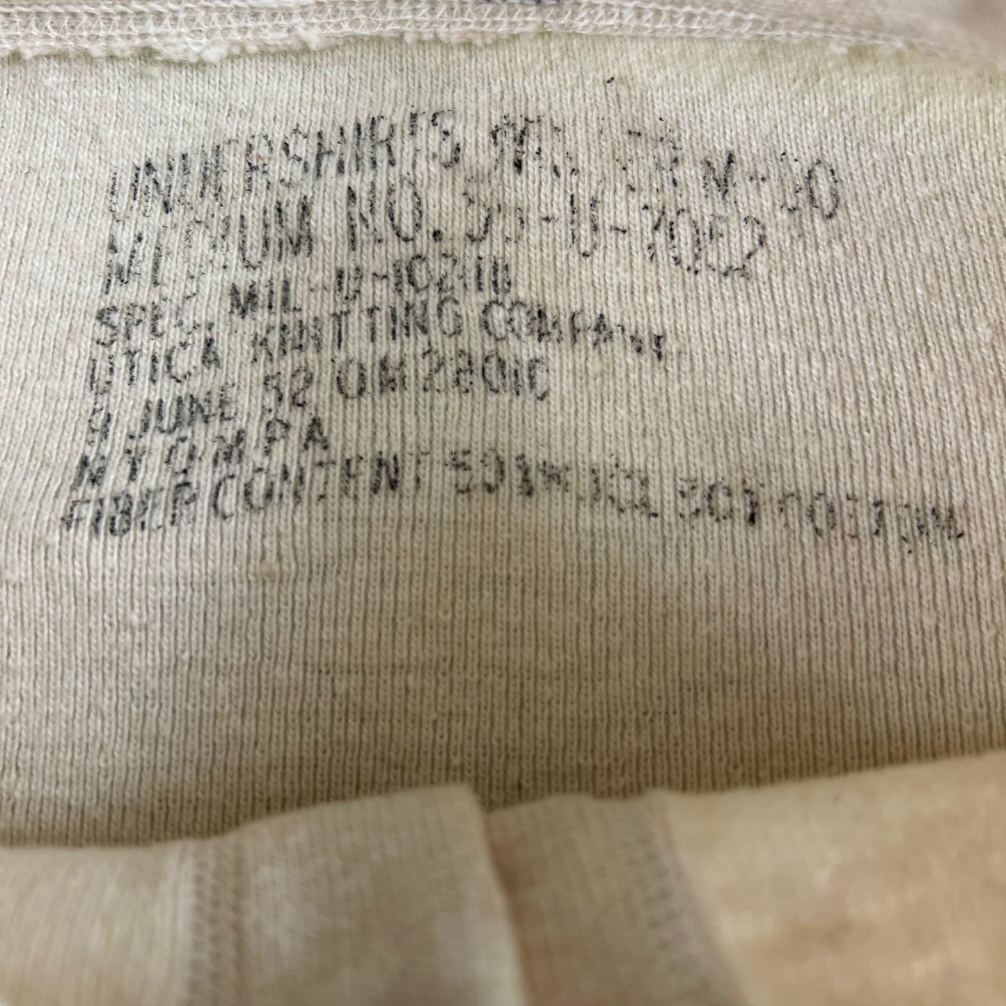 50s/60s Duck Camo Vest and Henley Thermal Combo- M