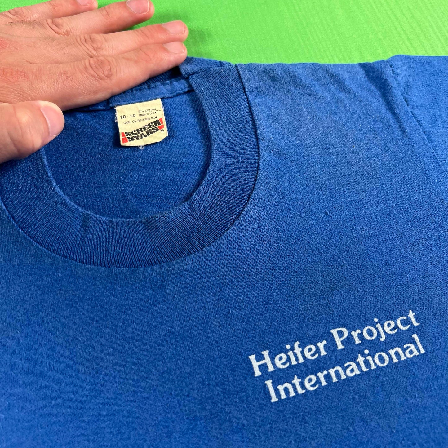 80s Heifer Project International Baby Tee
