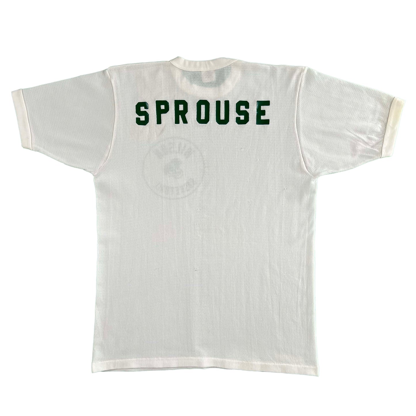 70s Russell Gold Tag Mesh Jersey Tee- M