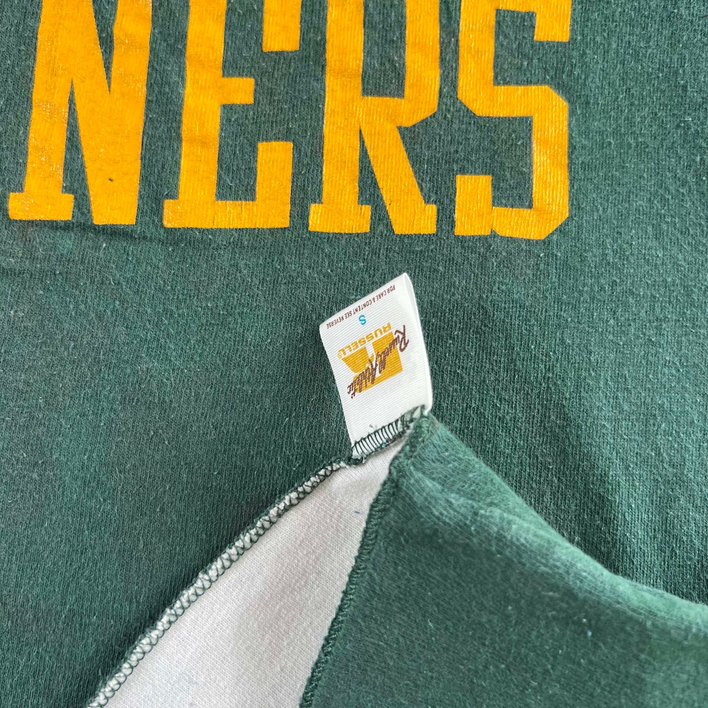 70s Russell Gold Tag Reversible Gym Tee- XS