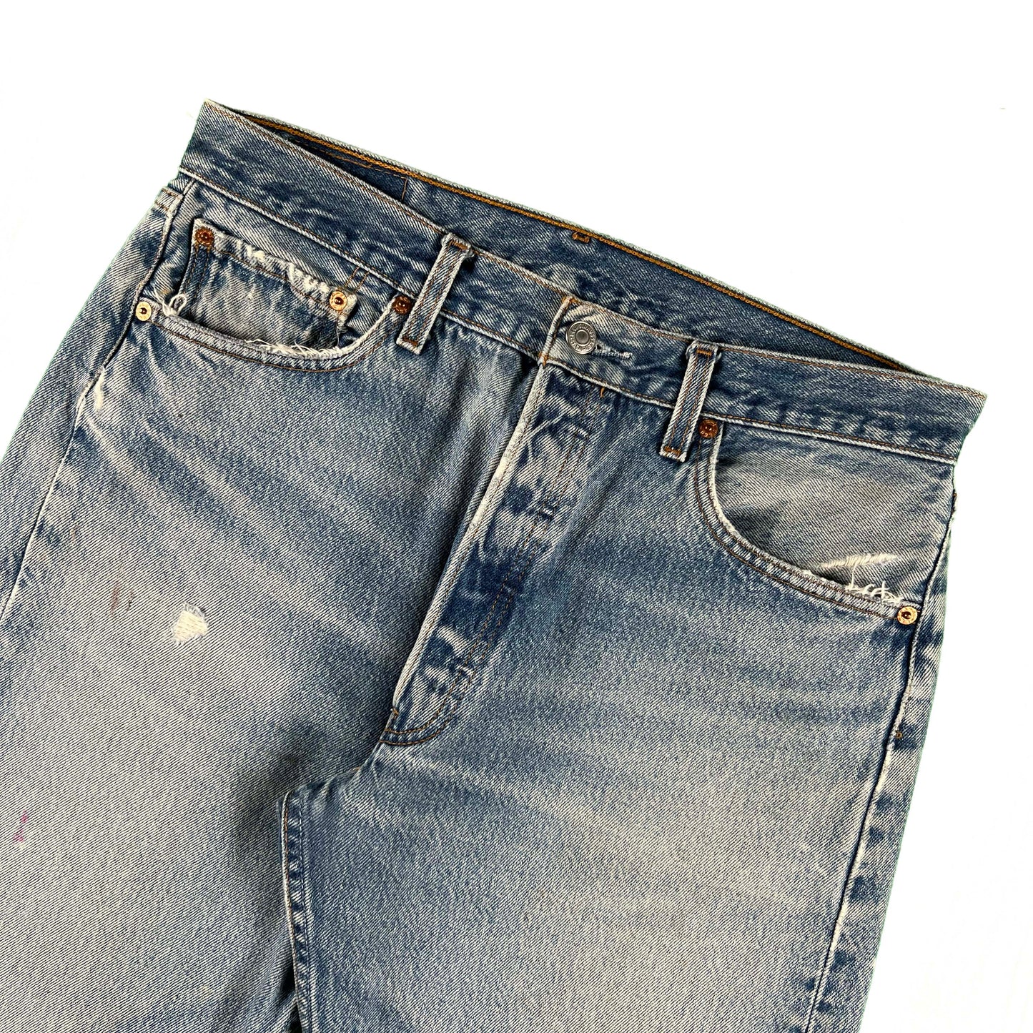 90s Perfectly Worn Levi's 501 Denim- 32x28