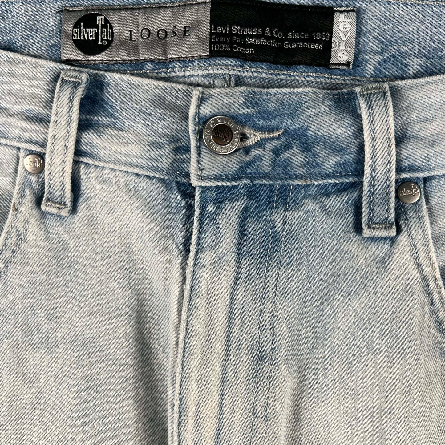 Levi's Light Wash Silvertab 'Loose' Fit Denim- 33x30