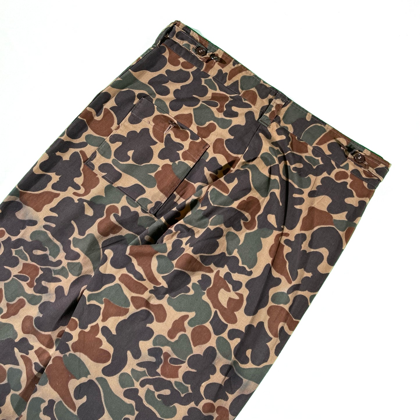 80s Duck Camo Fatigue Pants- 30-32x26