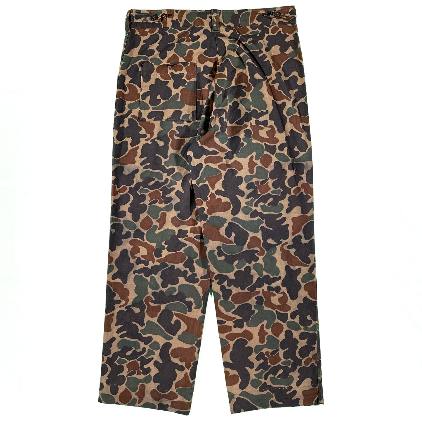 80s Duck Camo Fatigue Pants- 30-32x26