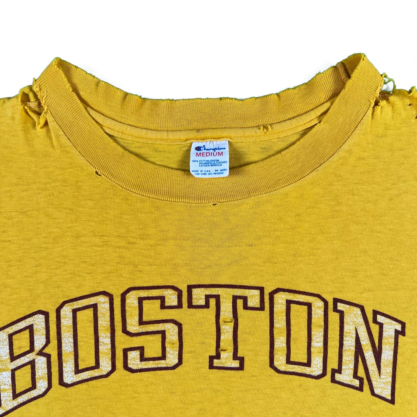 80s Champion Boston College Tee- M