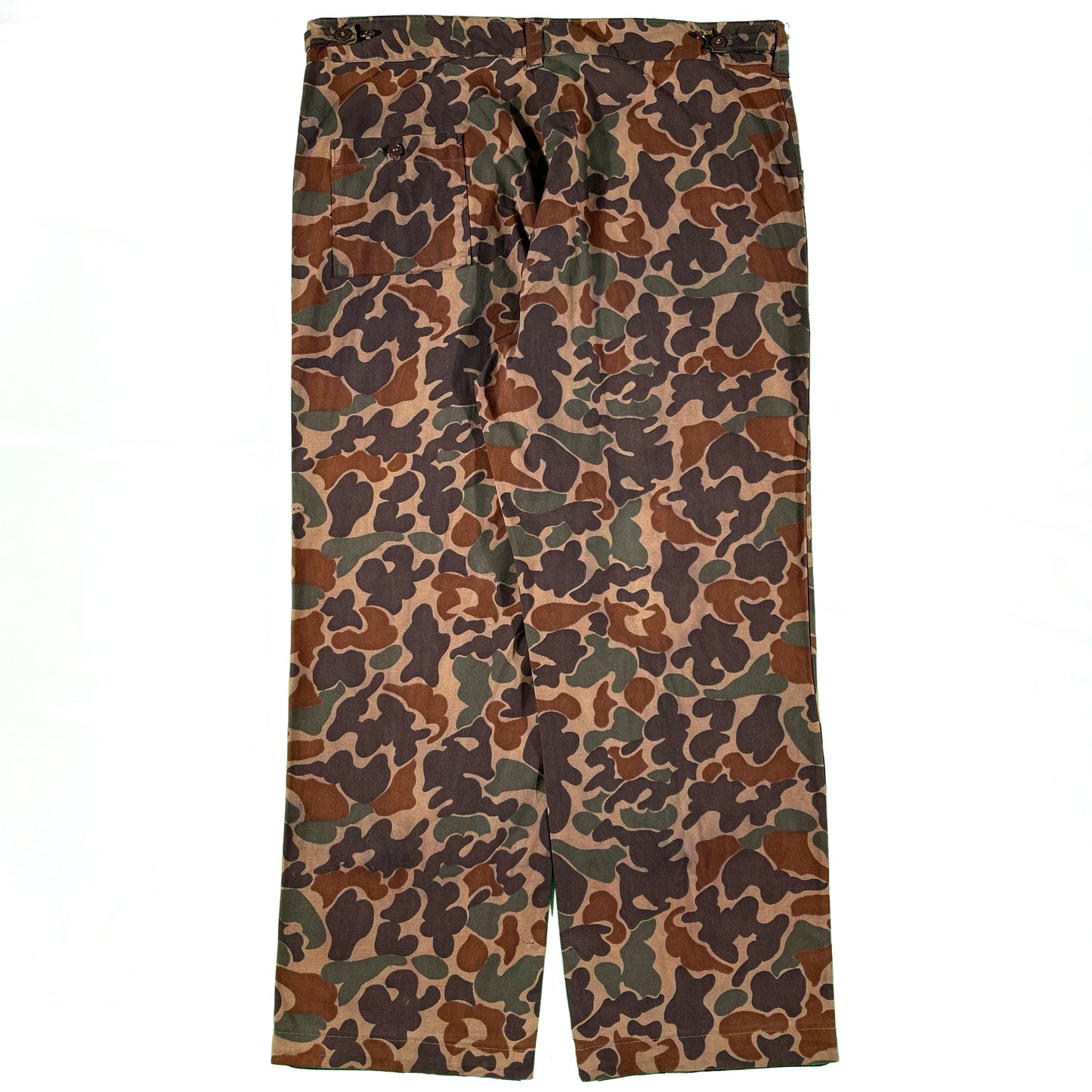 80s Duck Camo Fatigue Pants- 37-39x28