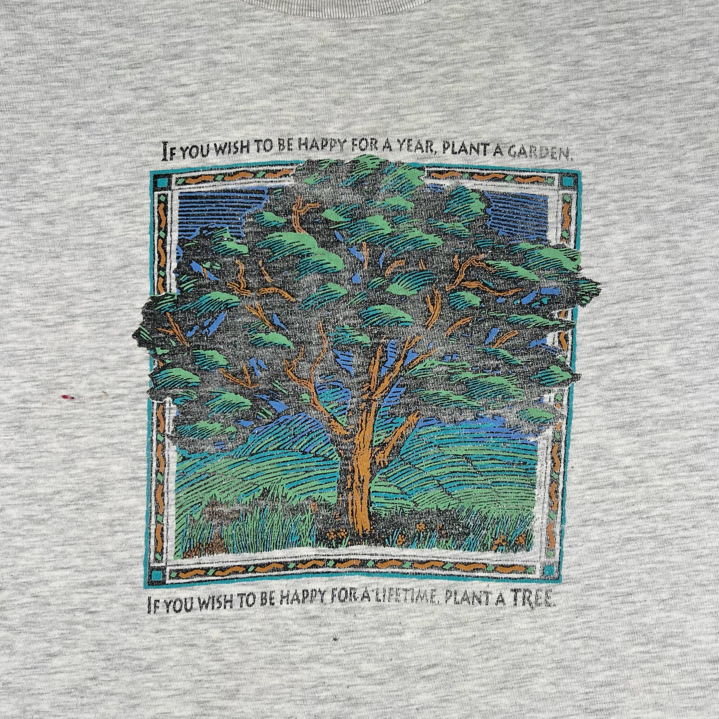 90s Plant a Tree Tee- L