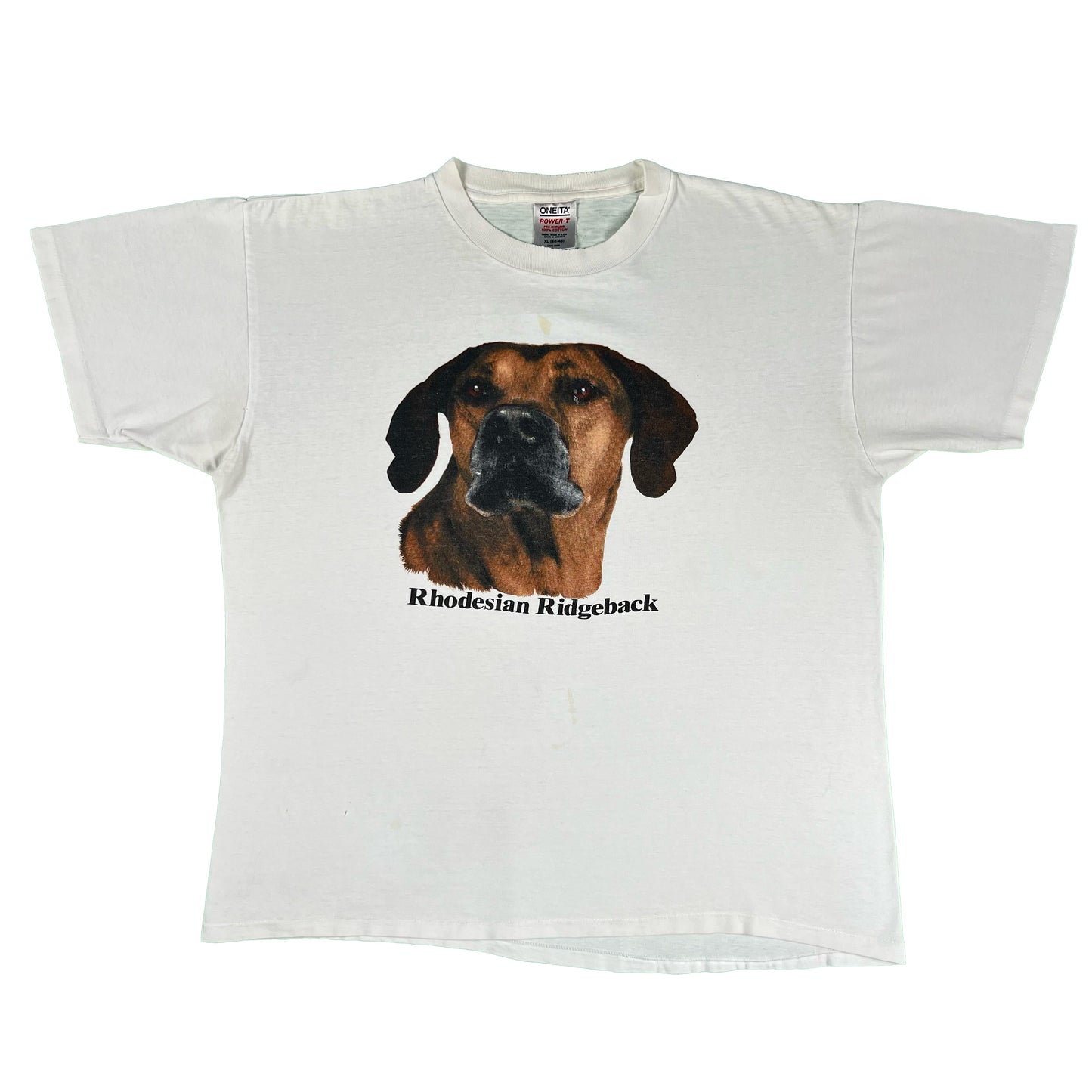 90s Rhodesian Ridgeback Dog Tee- XL