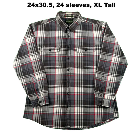 Vintage Eddie Bauer 100% Cotton Flannel Shirts- SELECT SHIRT
