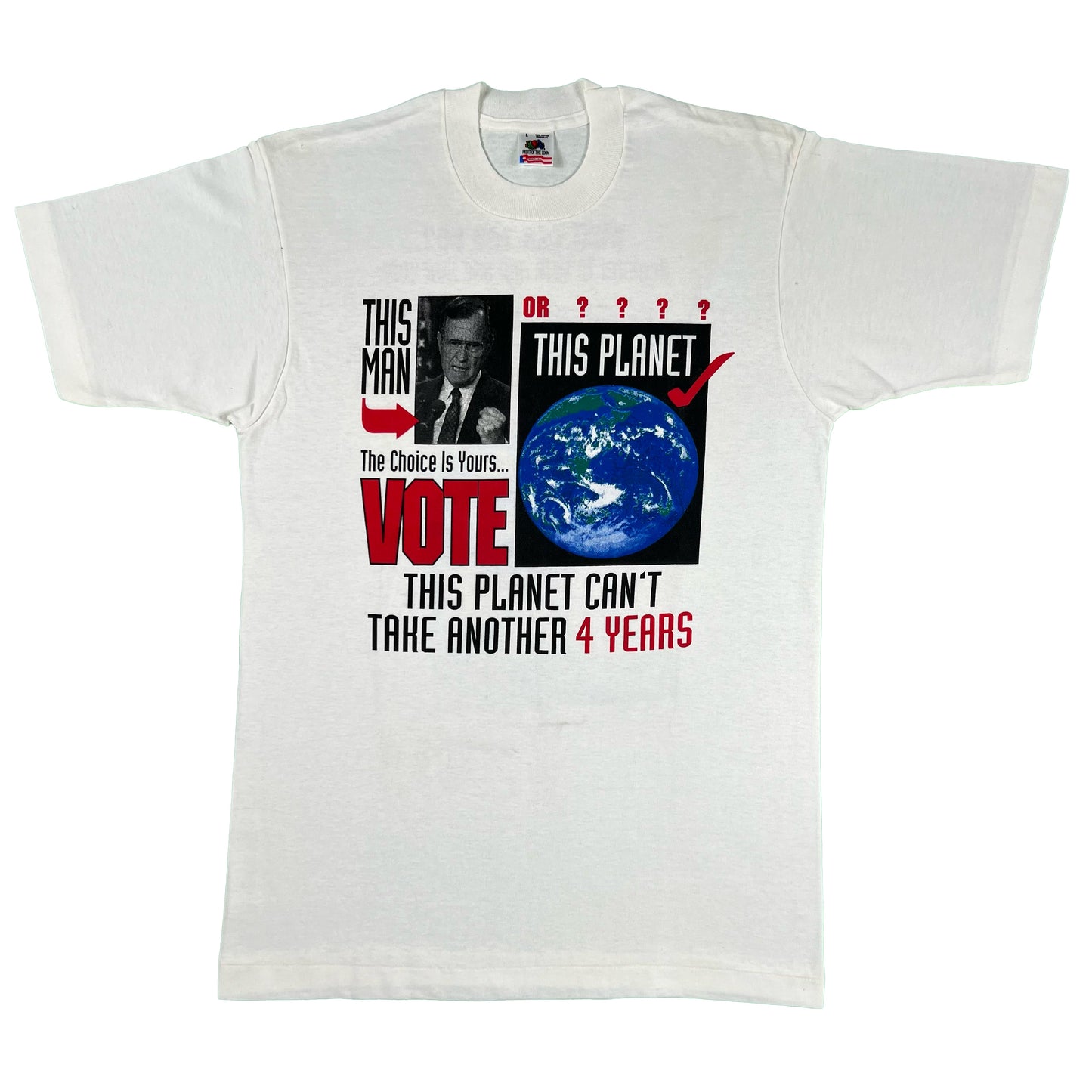 90s George Bush or This Planet? Tee- XL