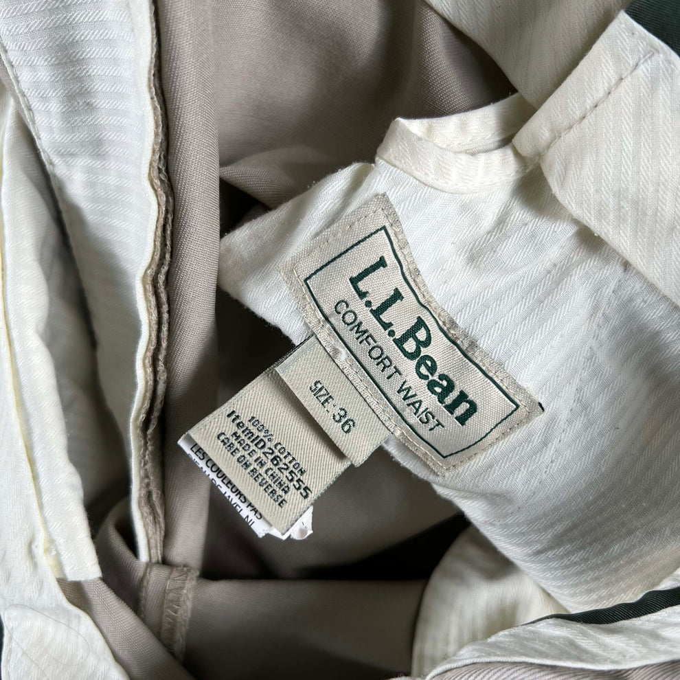 Vintage L.L. Bean Cotton Chino Pants- SELECT PAIR