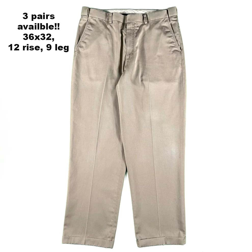 Vintage L.L. Bean Cotton Chino Pants- SELECT PAIR