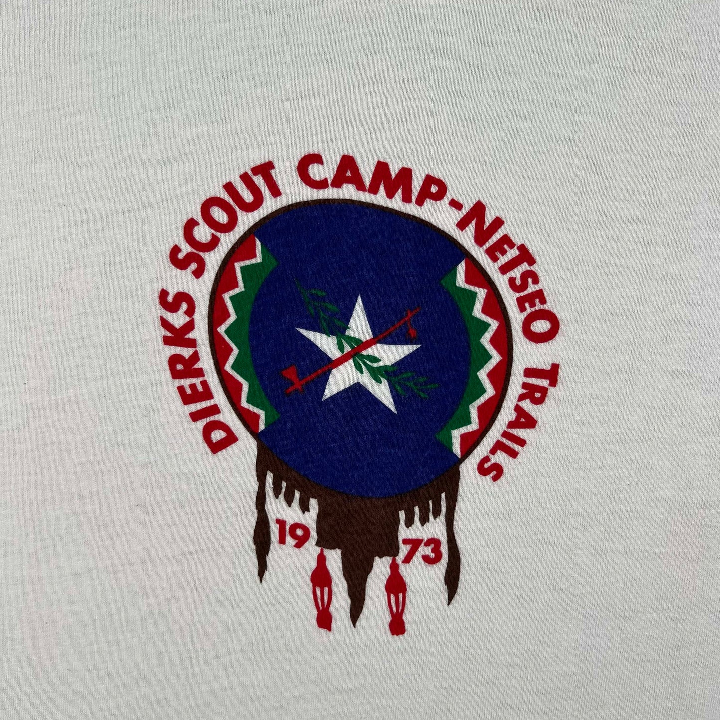 70s Dierks Scout Camp Tee- L