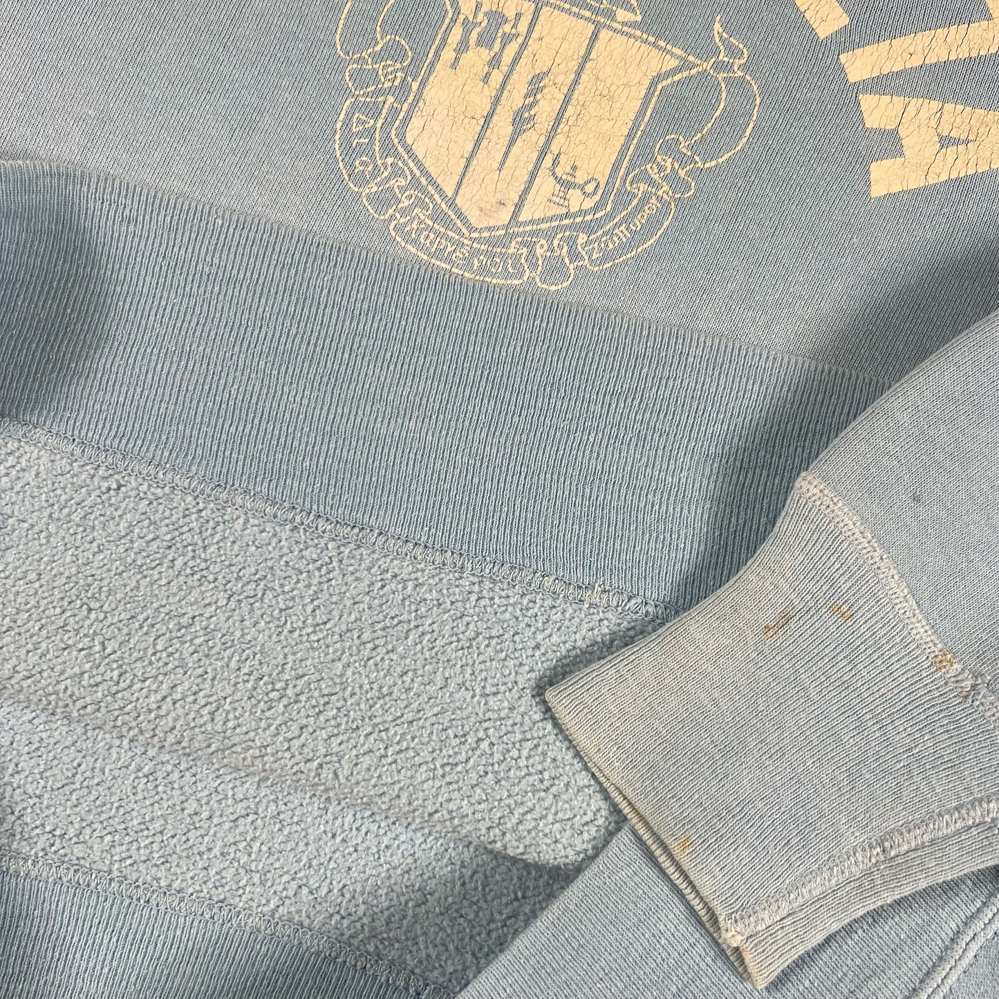 60s Delta Zeta Sorority Sweatshirt- L