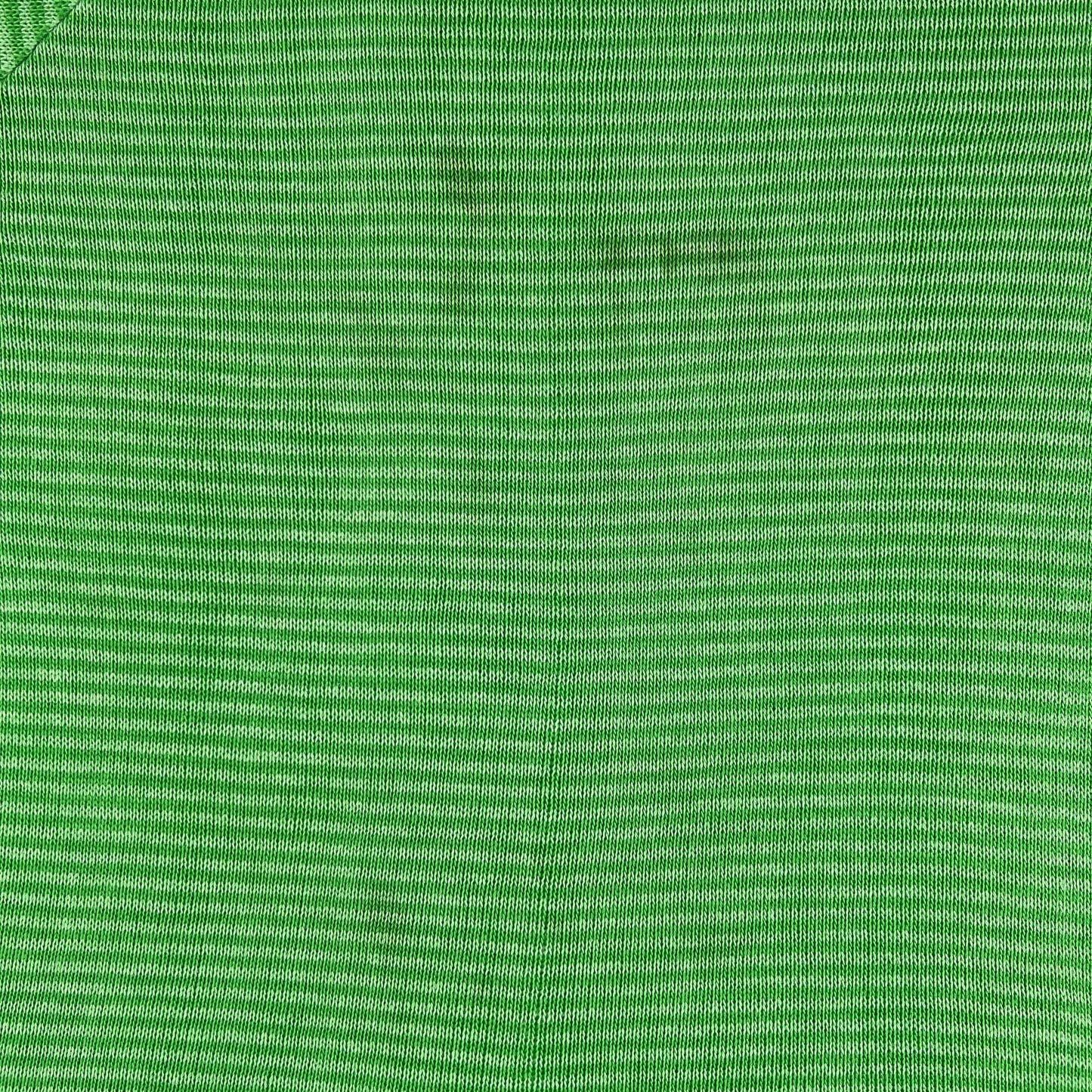 60s Striped Green Short Sleeve Sweatshirt- S