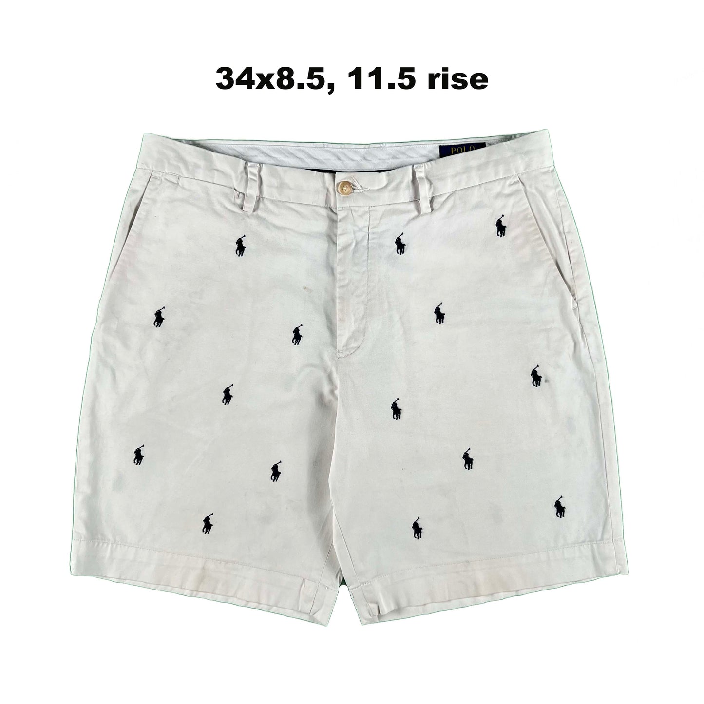 Vintage Polo RL Cotton Chino Shorts- SELECT PAIR