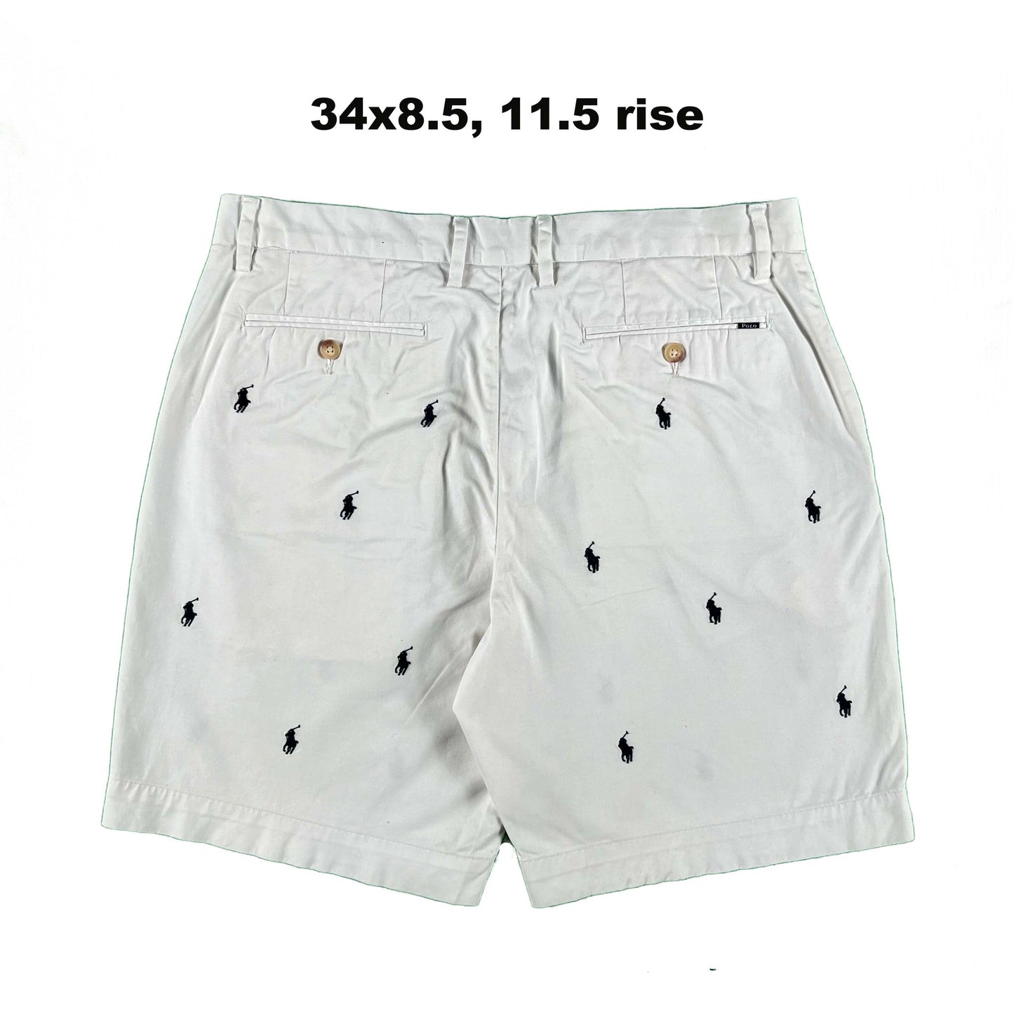 Vintage Polo RL Cotton Chino Shorts- SELECT PAIR