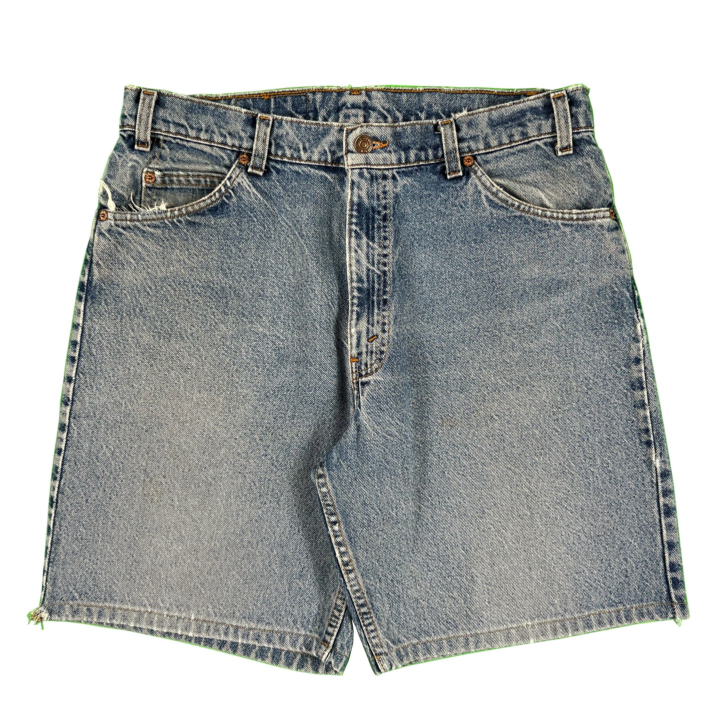90s Levi's 560 Orange Tab Denim Jorts- 33x8.5