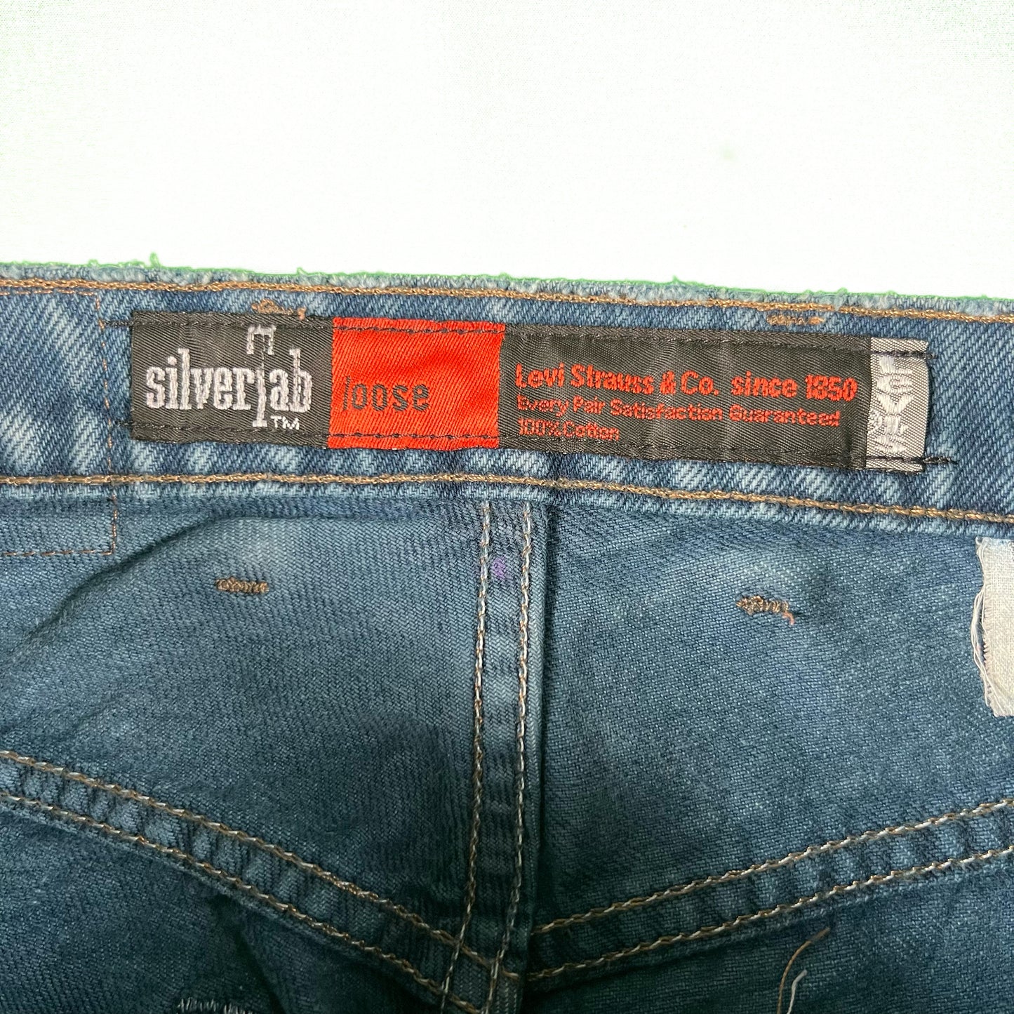 90s Levi's Silvertab Over Dyed Denim Jorts- 31x11
