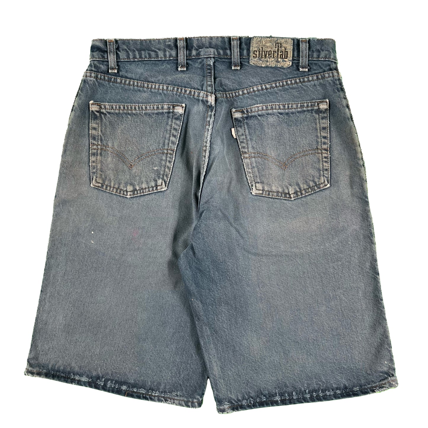 90s Levi's Silvertab Over Dyed Denim Jorts- 31x11