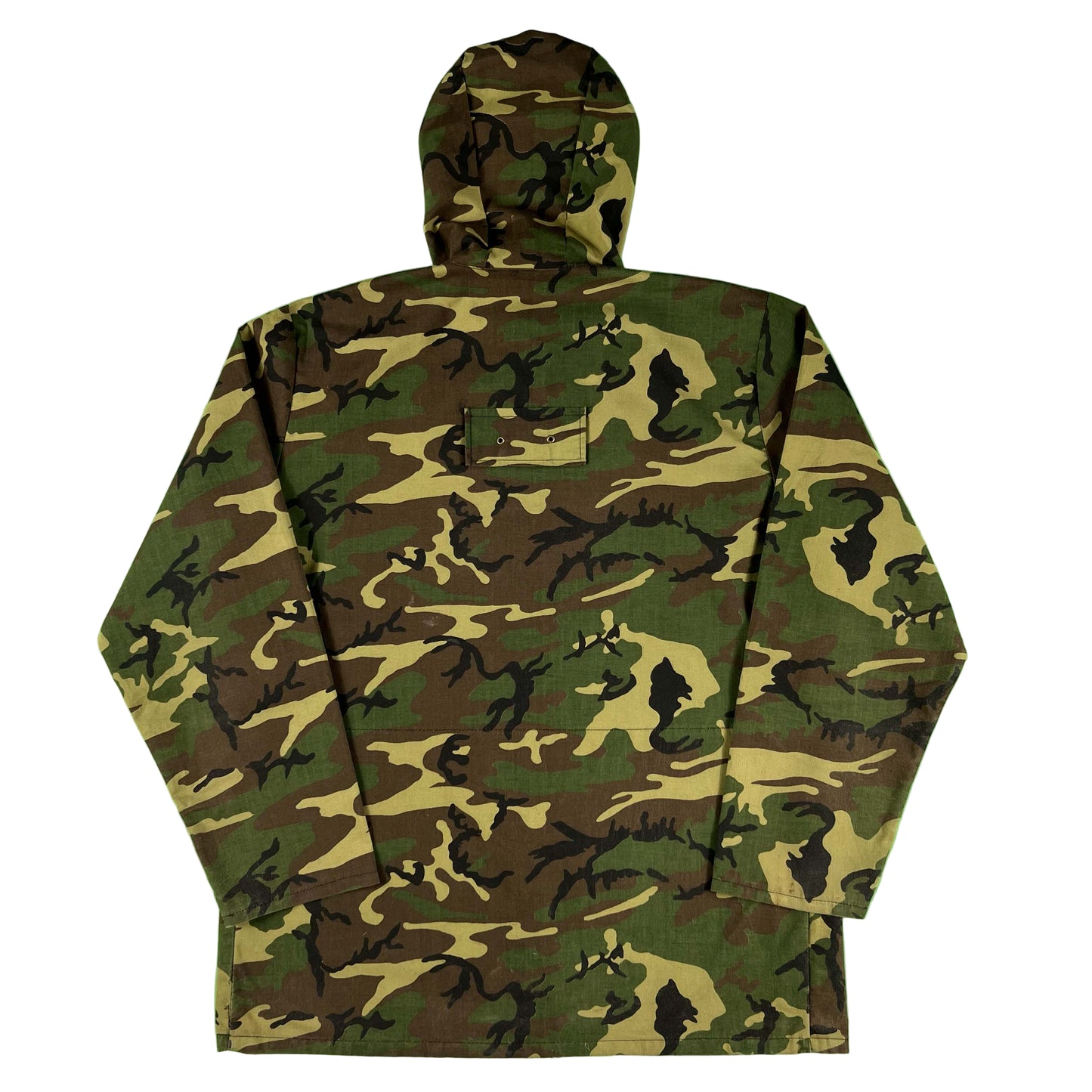 70s Light Camo Hooded Zip Up Jacket- L