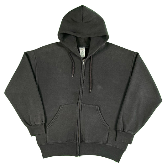 Vintage Blank Black Z/U Hoodie- SELECT SIZE