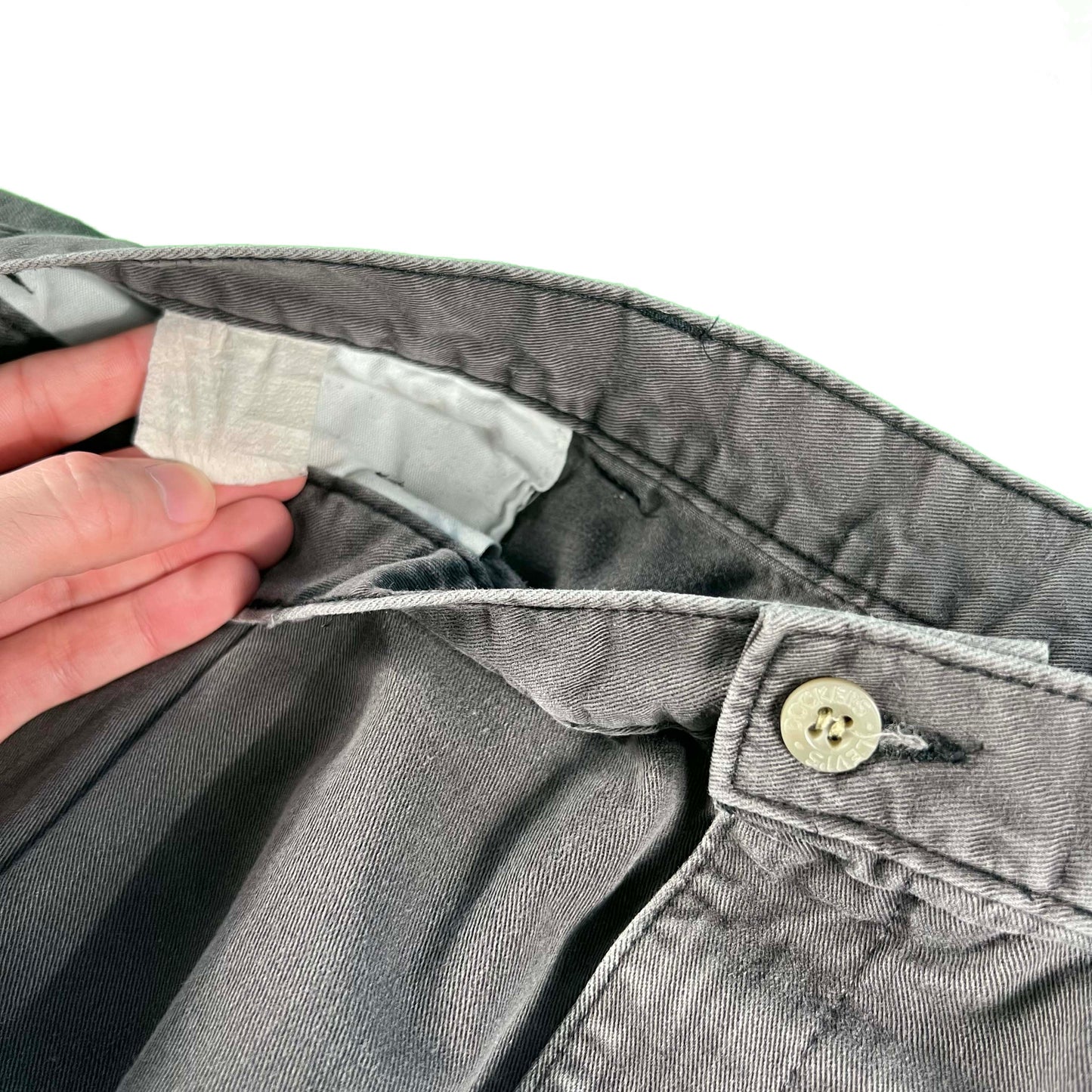 90s Sun Faded Black Dockers Levi's Pleated Chino Pants- 36x28