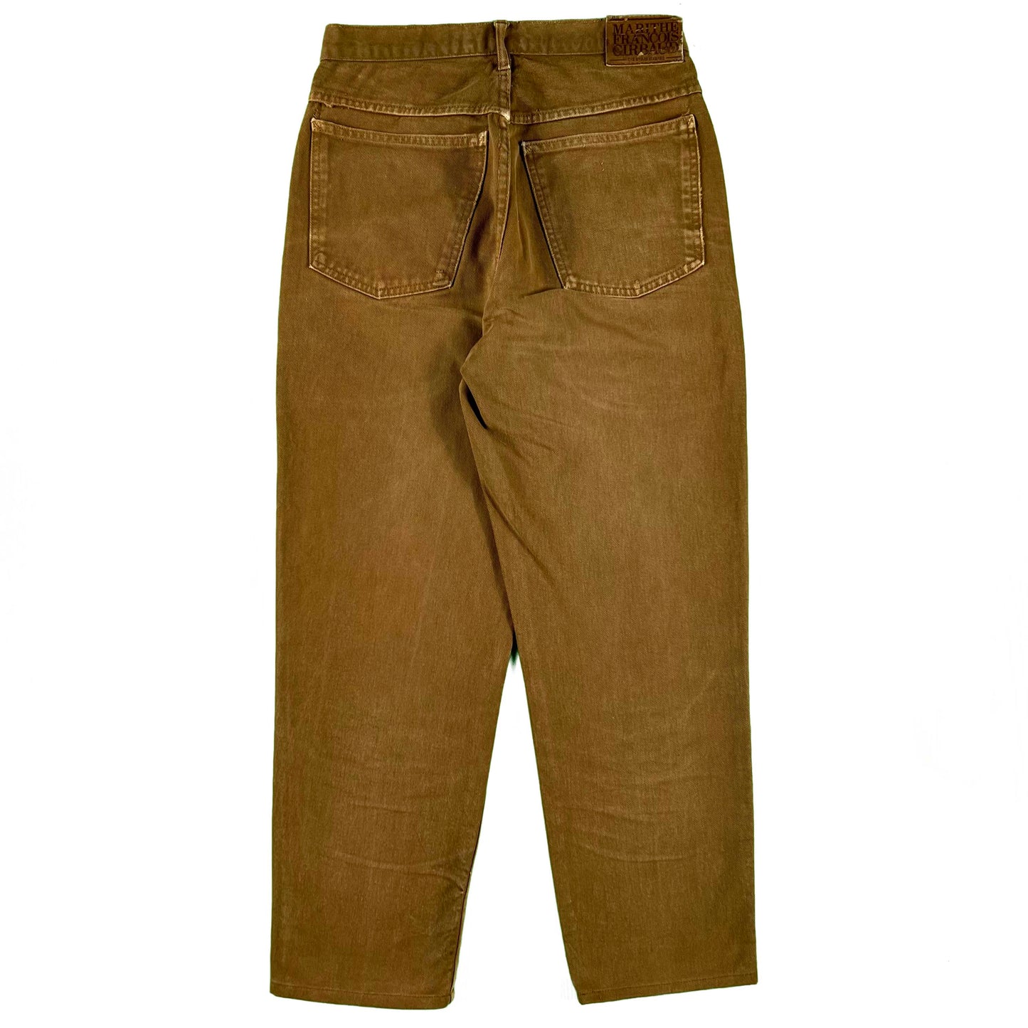 90s Marithe Francois Girbaud Dark Tan Denim- 28x26