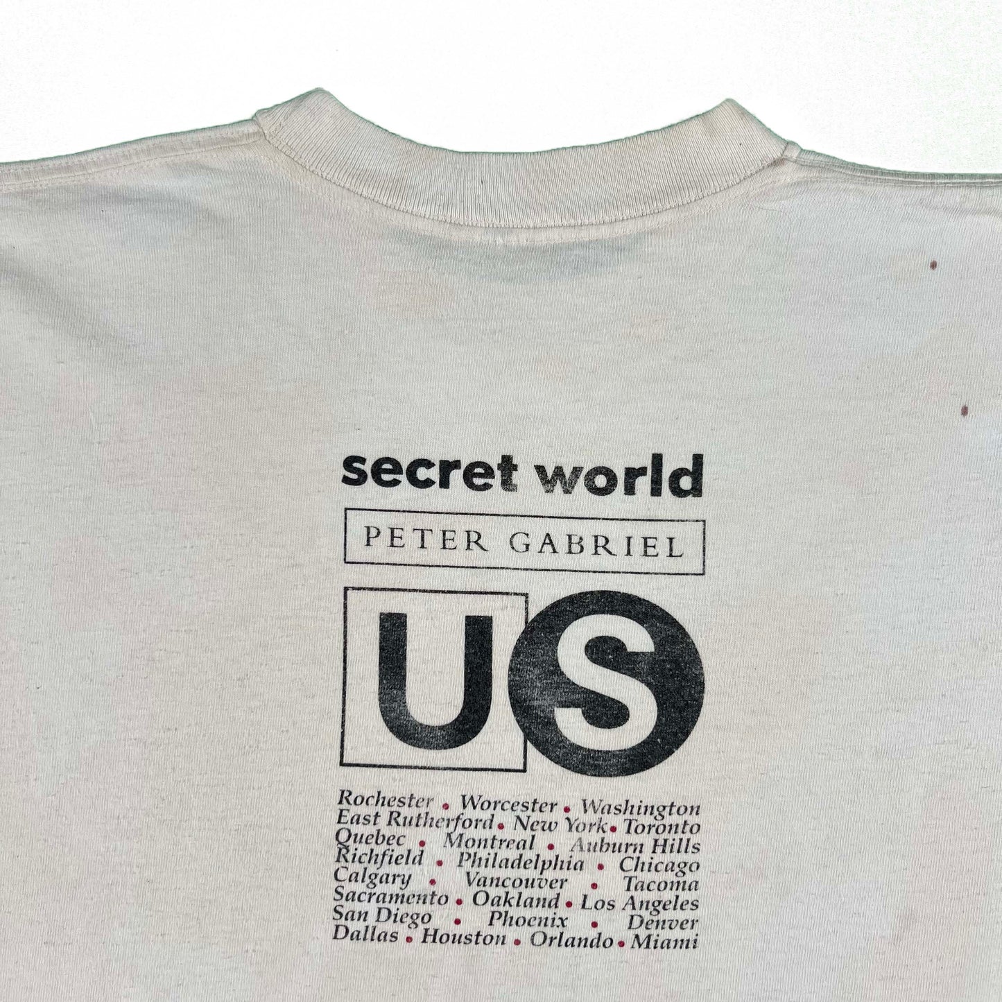 90s Peter Gabriel Painters Band Tee- XL