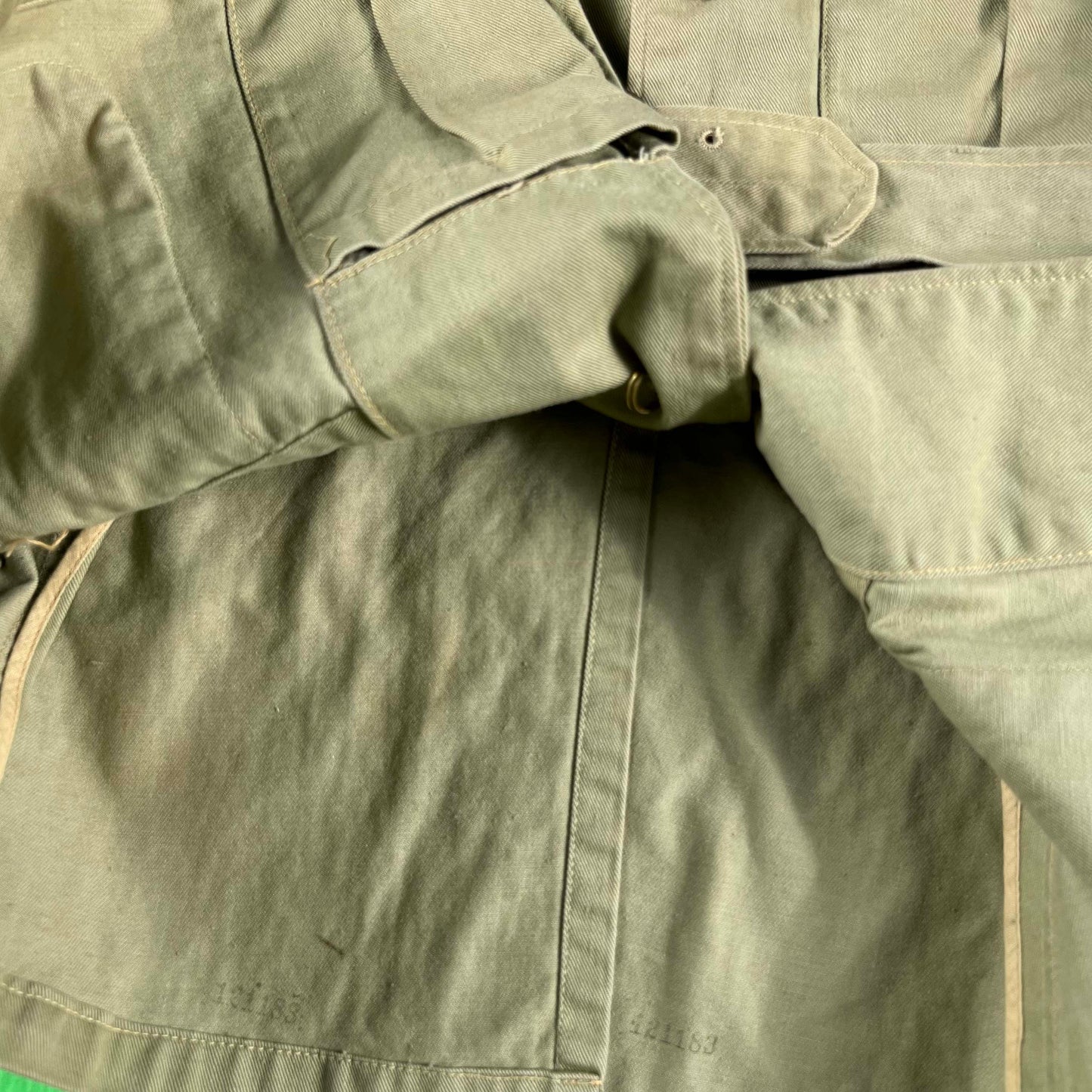 40s/50s Canadian Army Belted Safari Bush Jacket- S