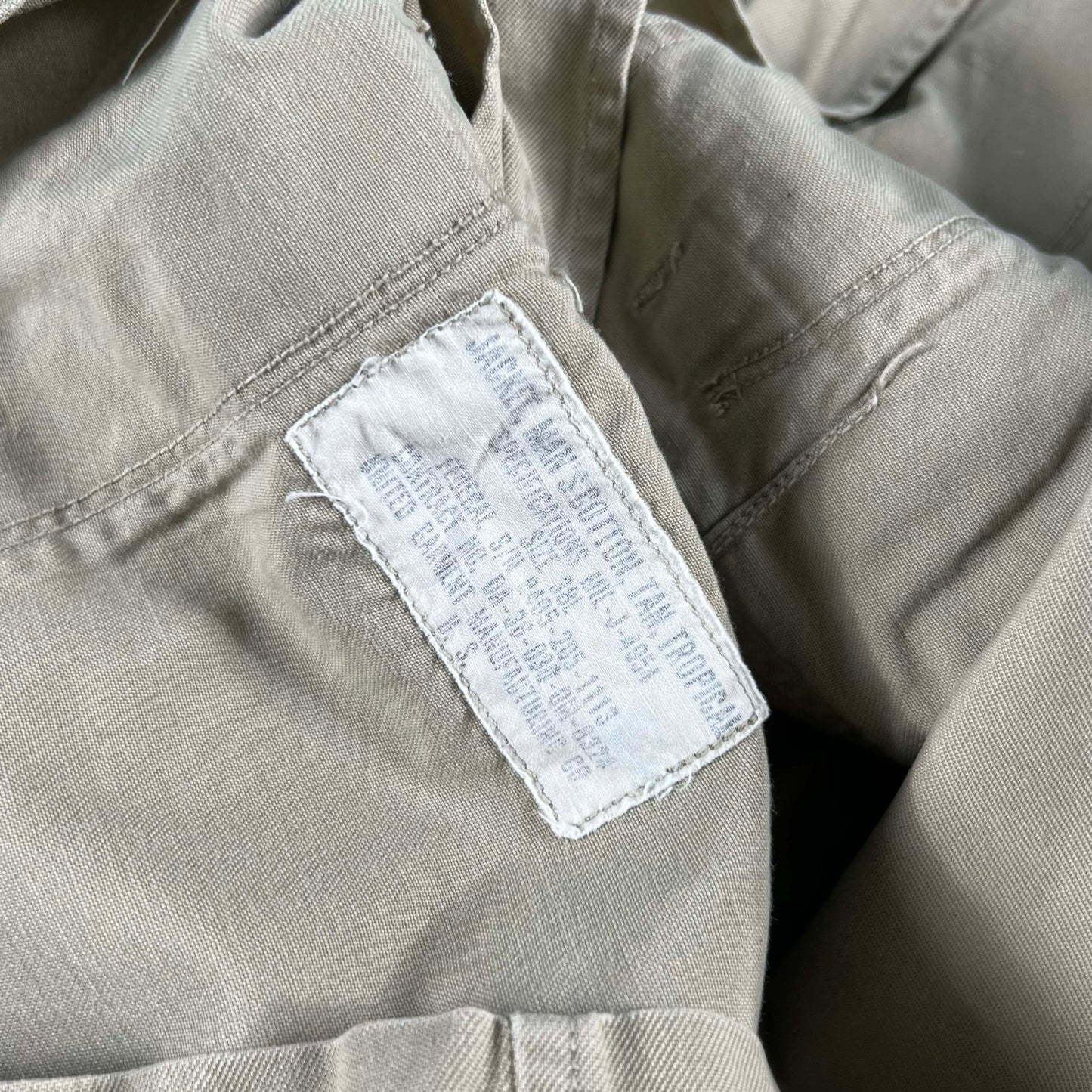 50s US Army Tan Tropical Jacket- S
