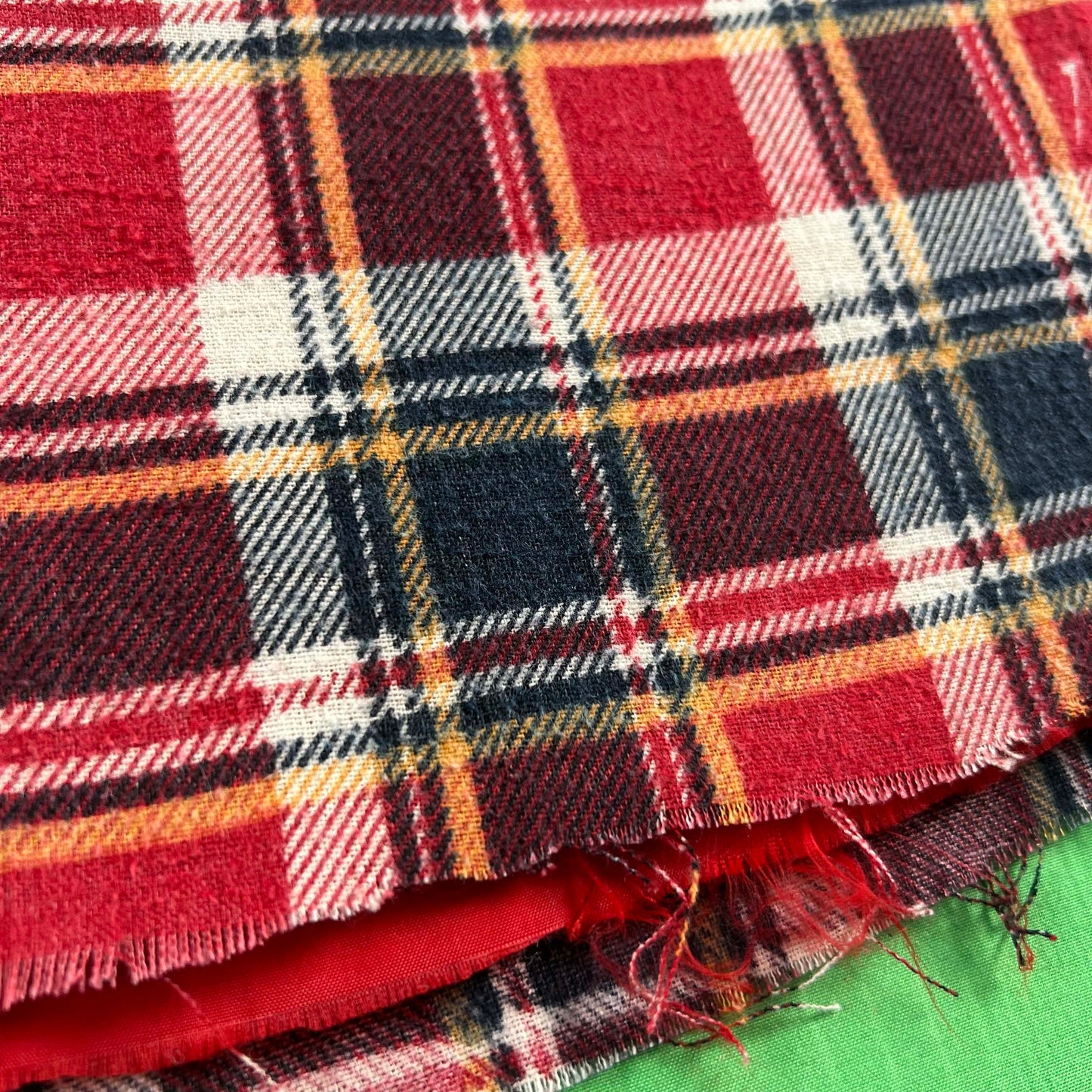 70s JcPenney Quilted Flannel Vest- M