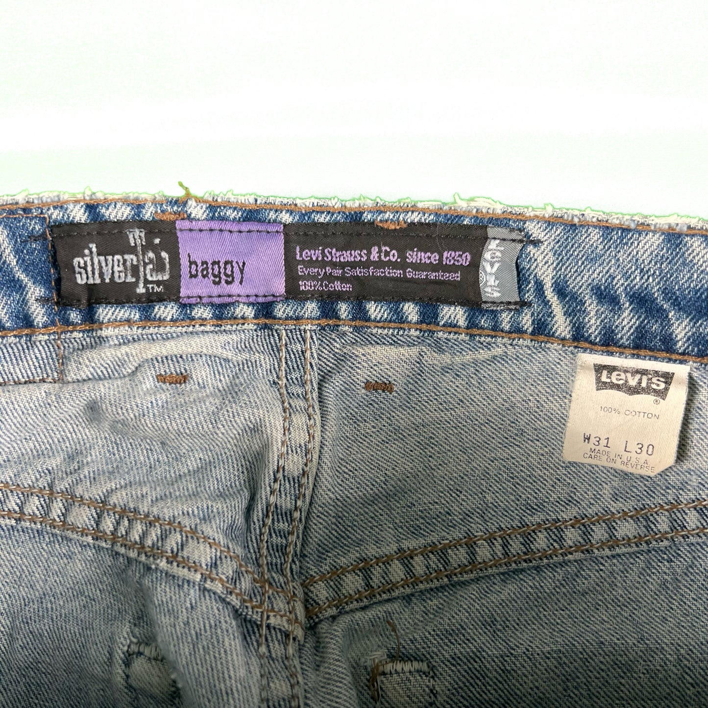 90s Levi's Baggy Silvertab Denim- 30x29.5