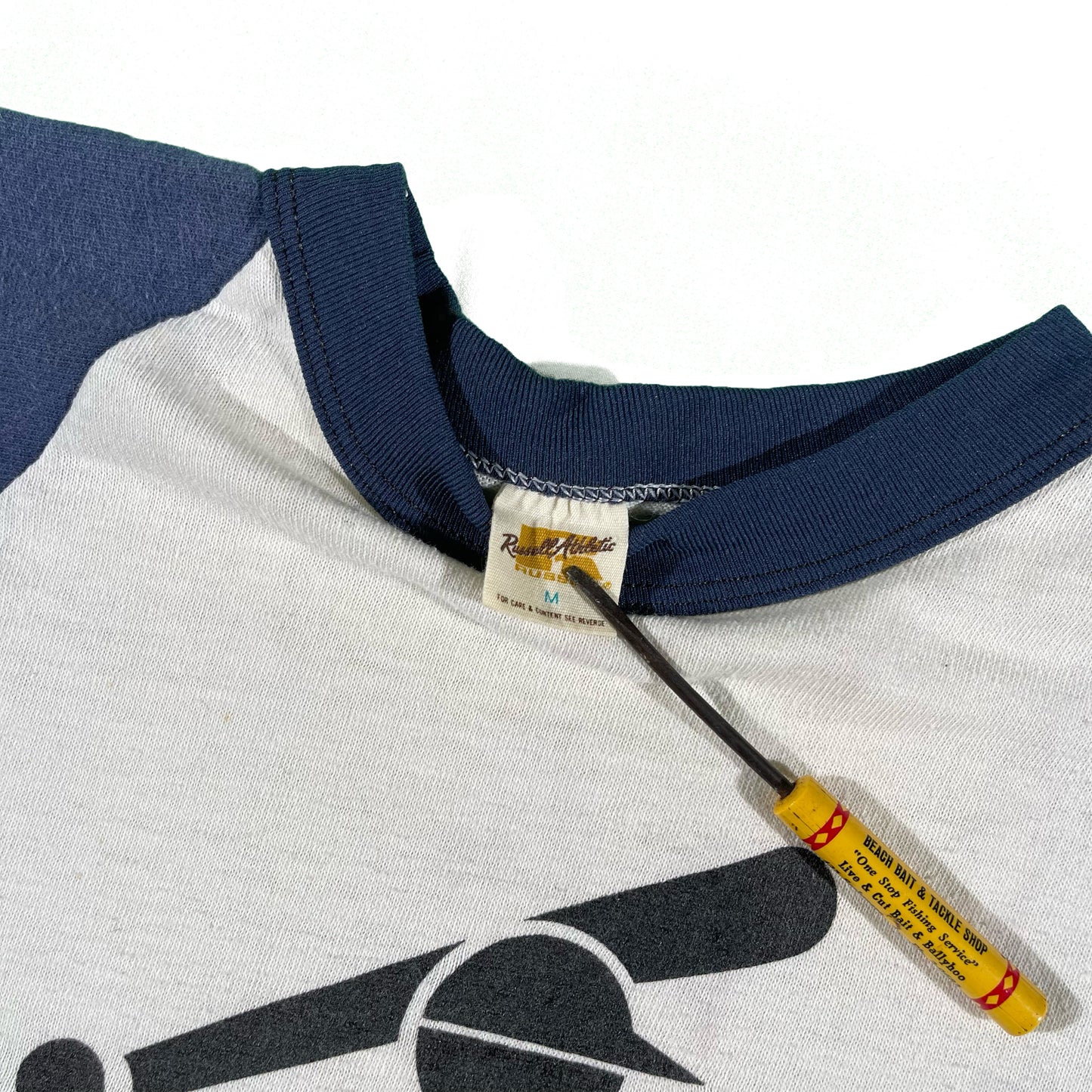 70s Russell Parks and Rec Baseball Tee- S