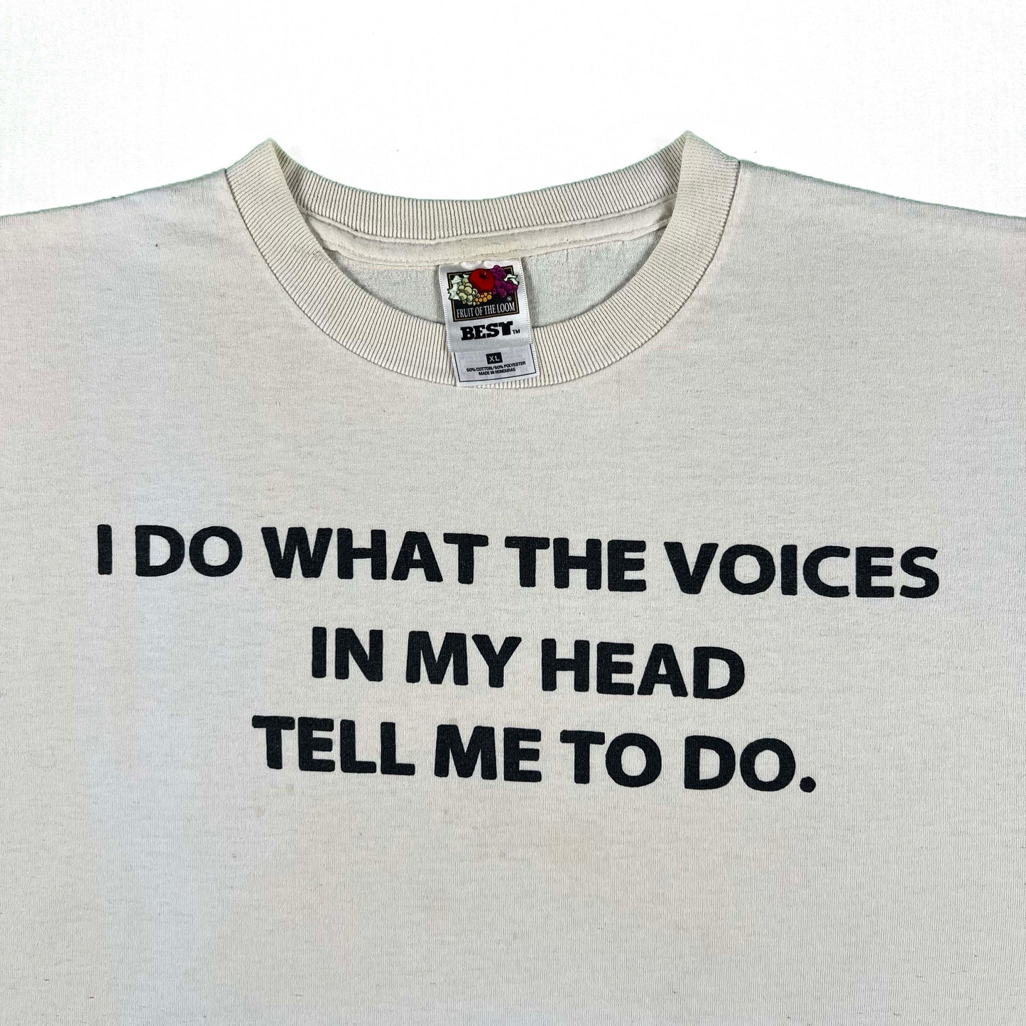 90s 'I Do What the Voices in My Head Tell Me to Do' Tee- XL